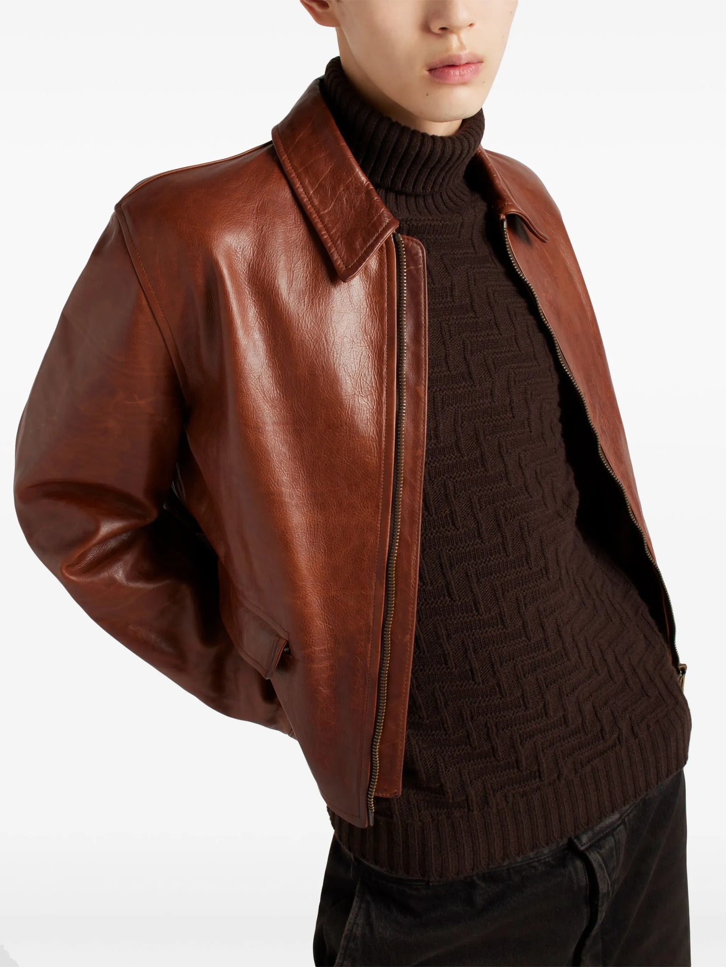 leather jacket