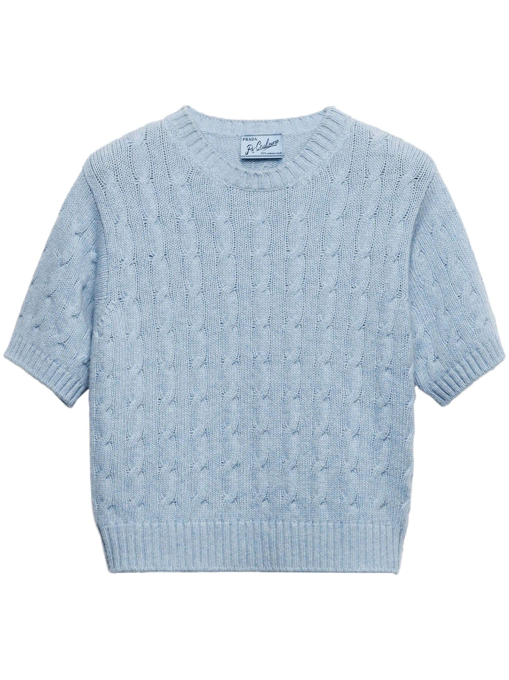cable-knit cashmere sweater