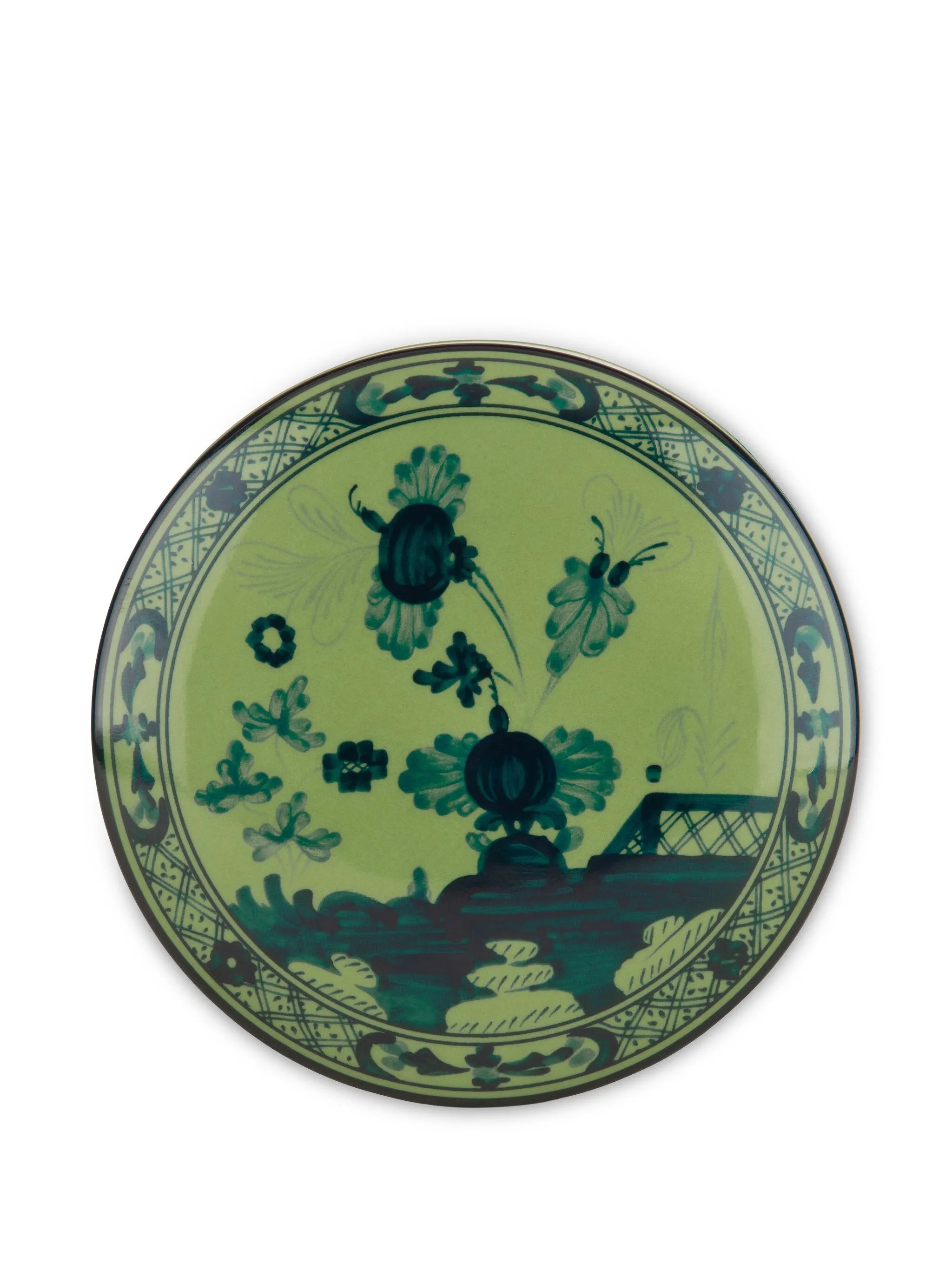 Oriente Italiano malachite trinket box