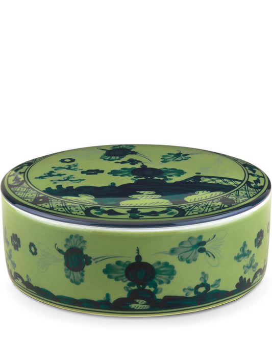 Oriente Italiano malachite trinket box