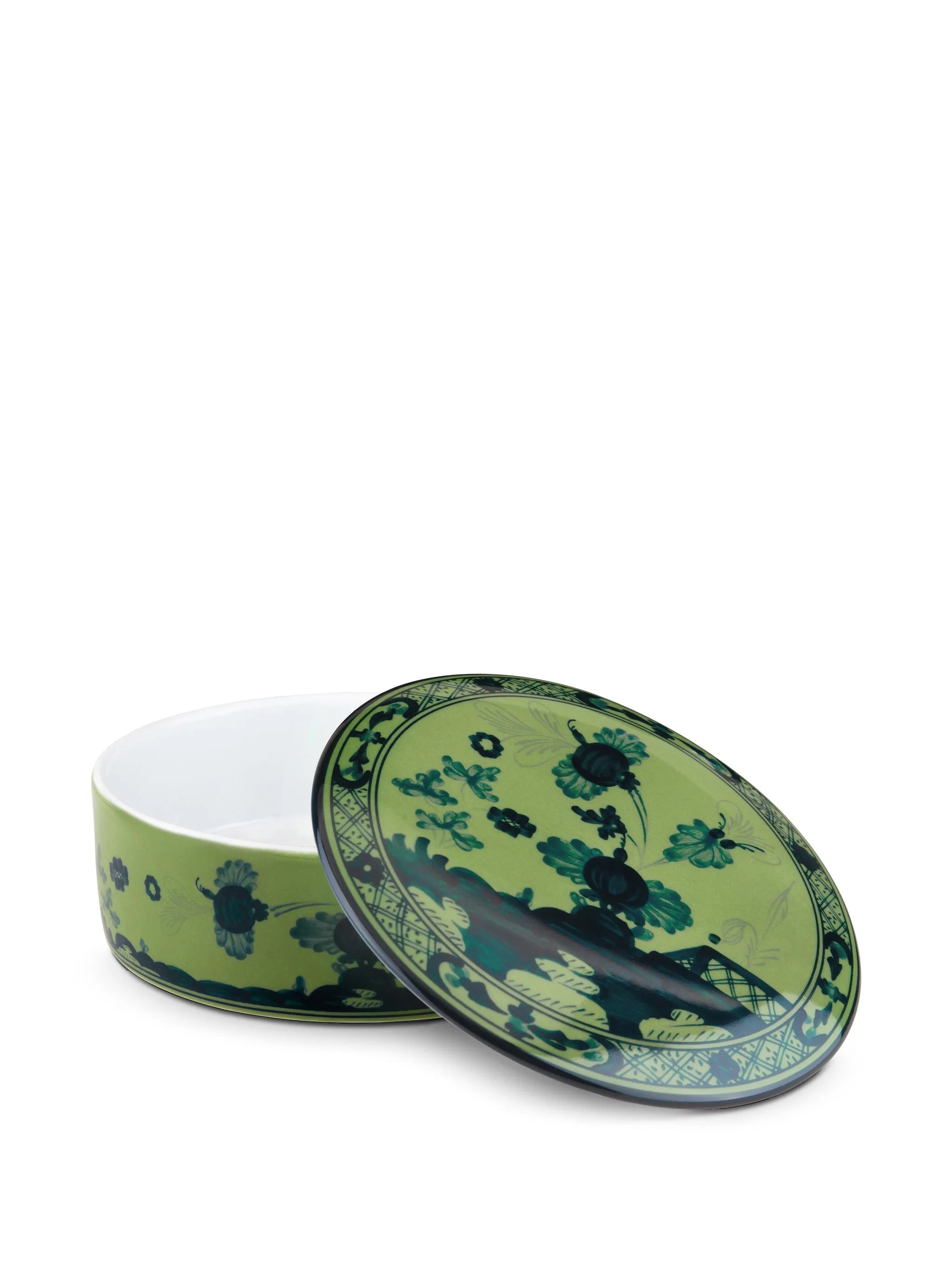 Oriente Italiano malachite trinket box