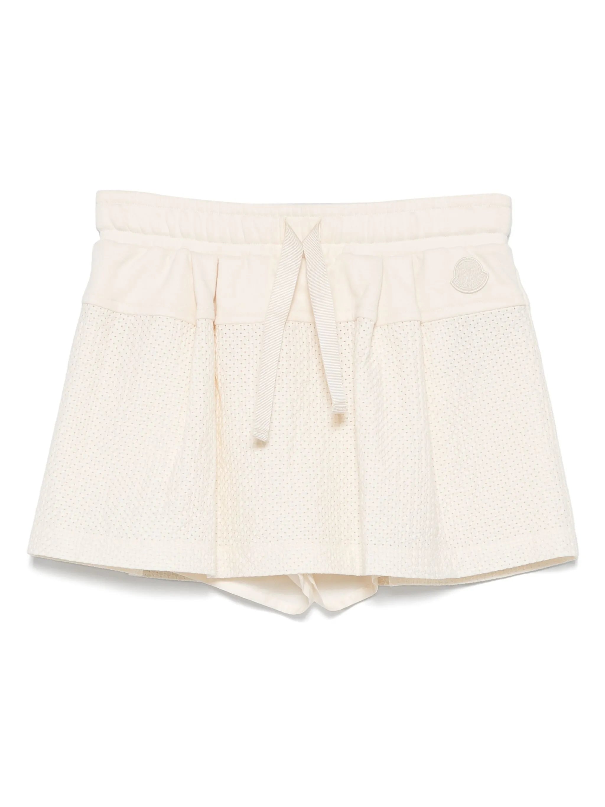 textured mini skirt