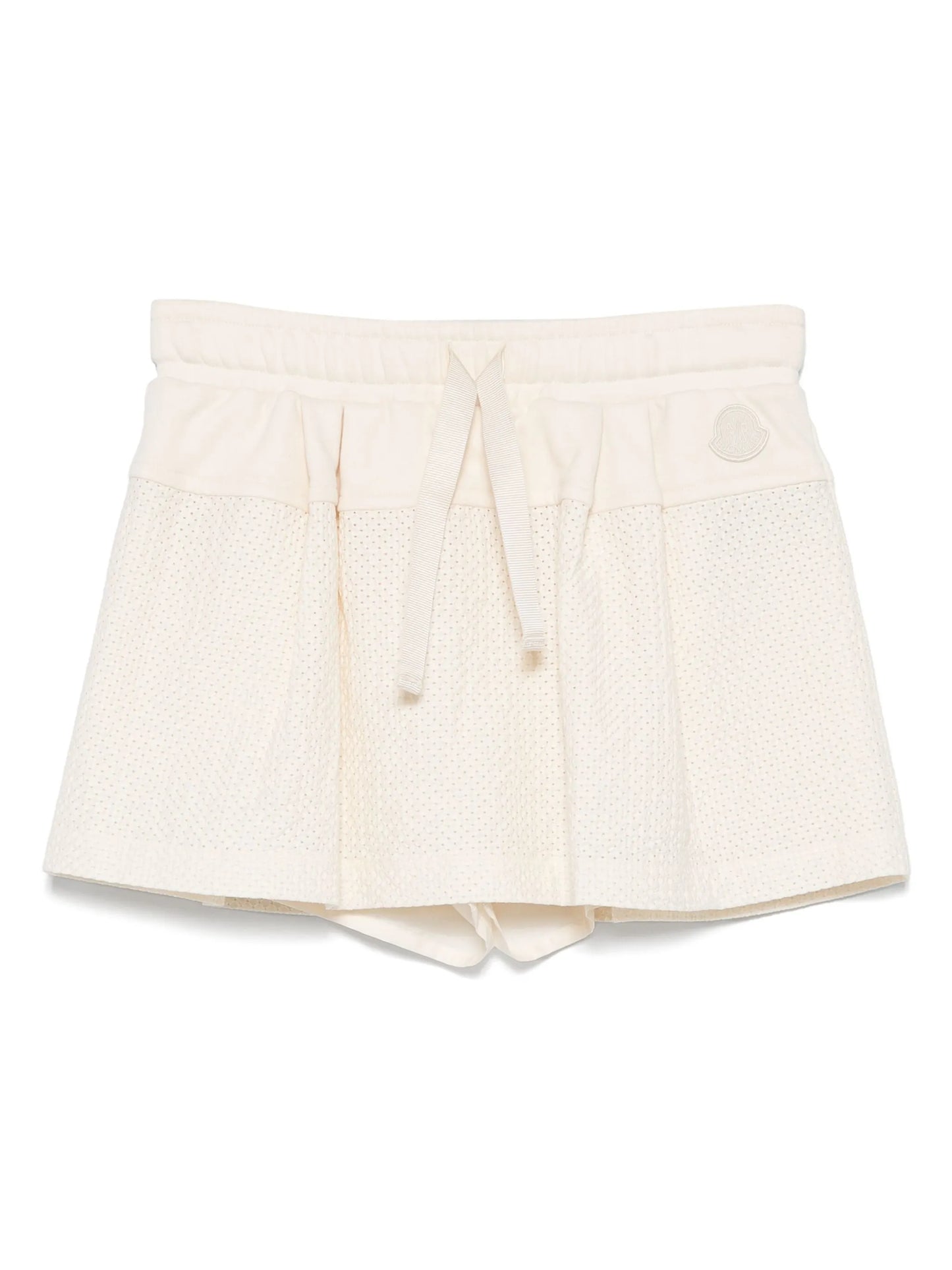 textured mini skirt