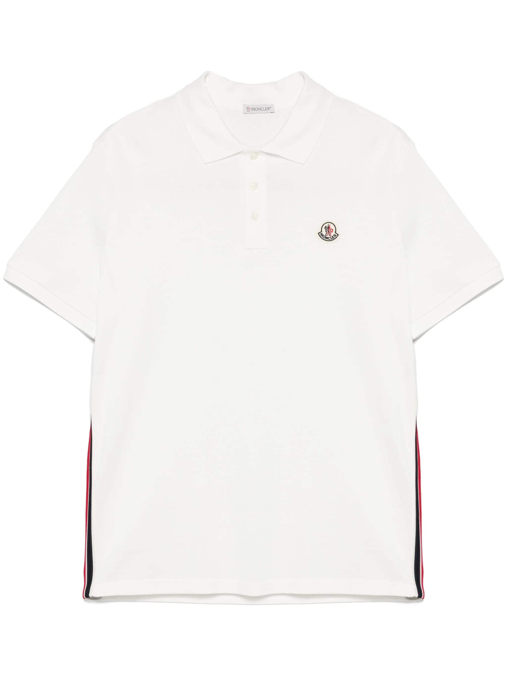 logo-patch polo shirt