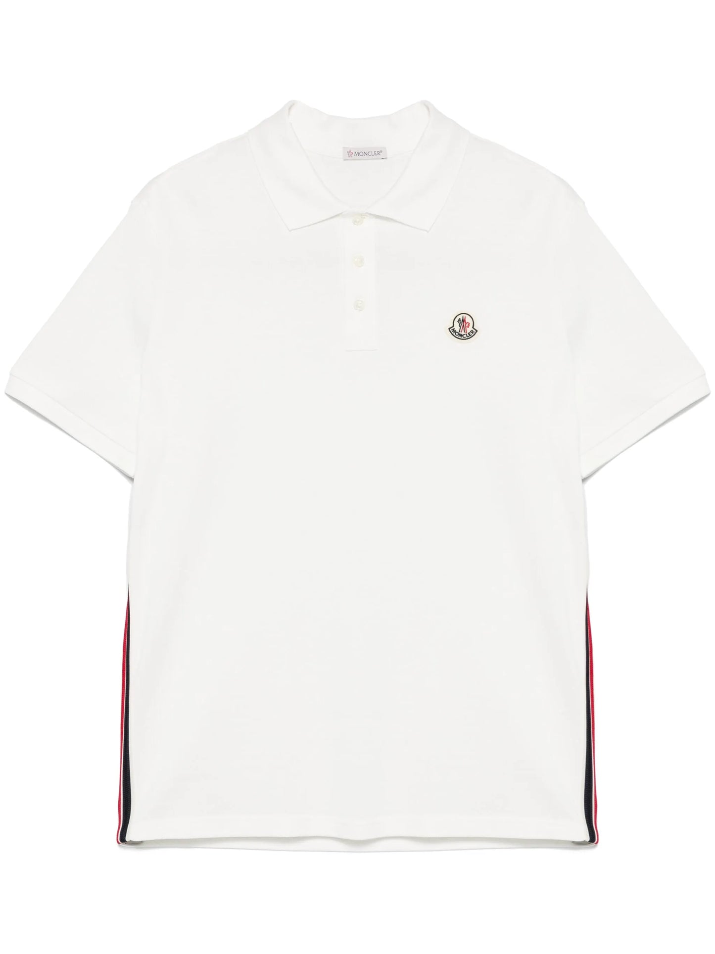 logo-patch polo shirt