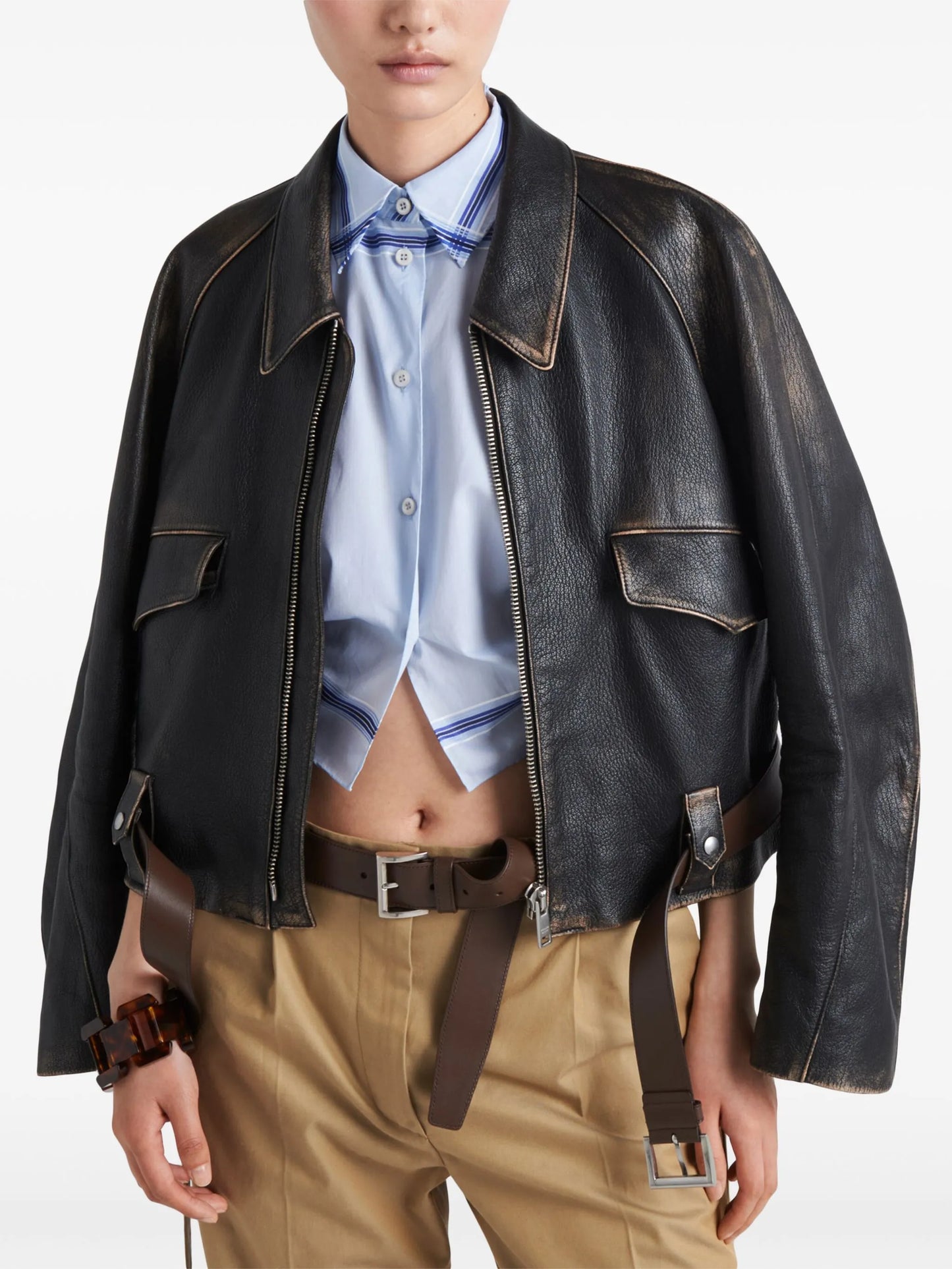 leather jacket