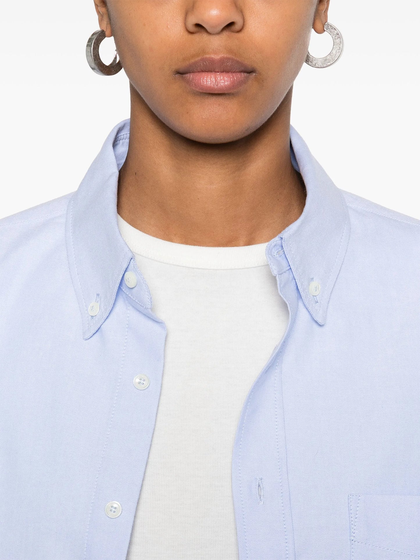 logo-patch shirt