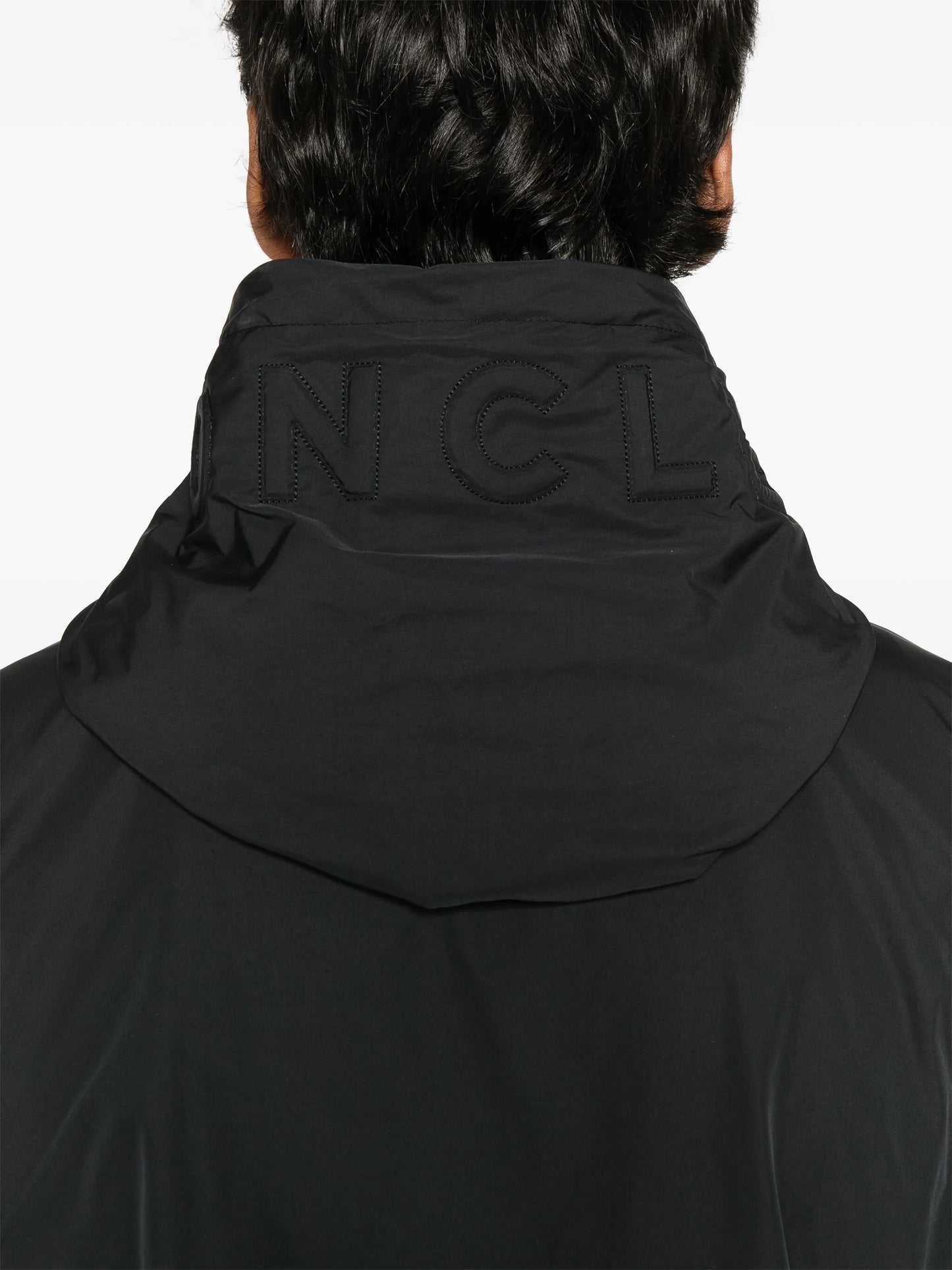 lens-detail hooded jacket