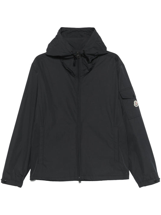 lens-detail hooded jacket