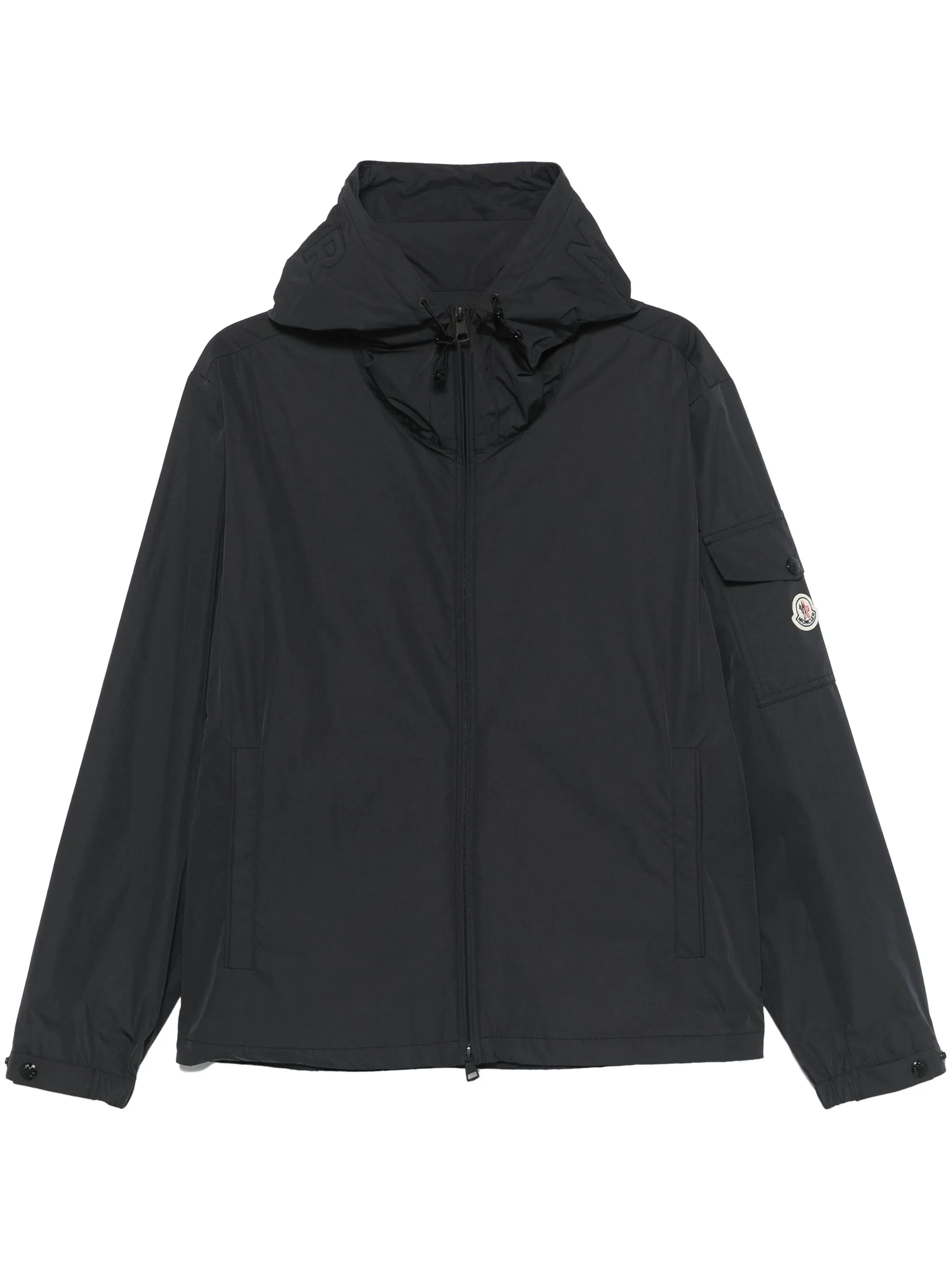 lens-detail hooded jacket