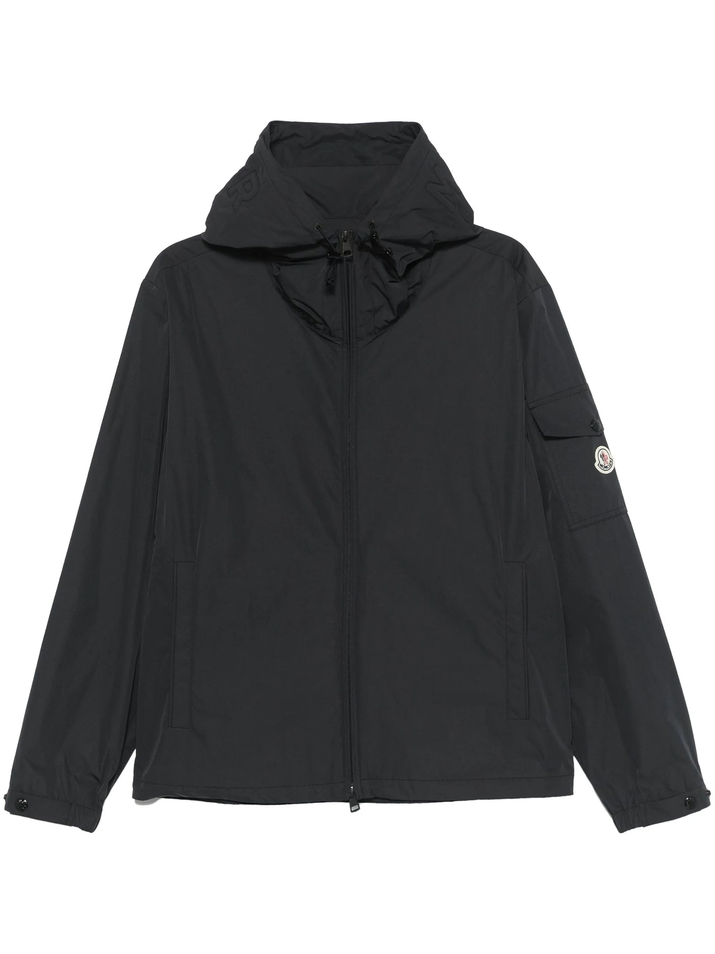 lens-detail hooded jacket