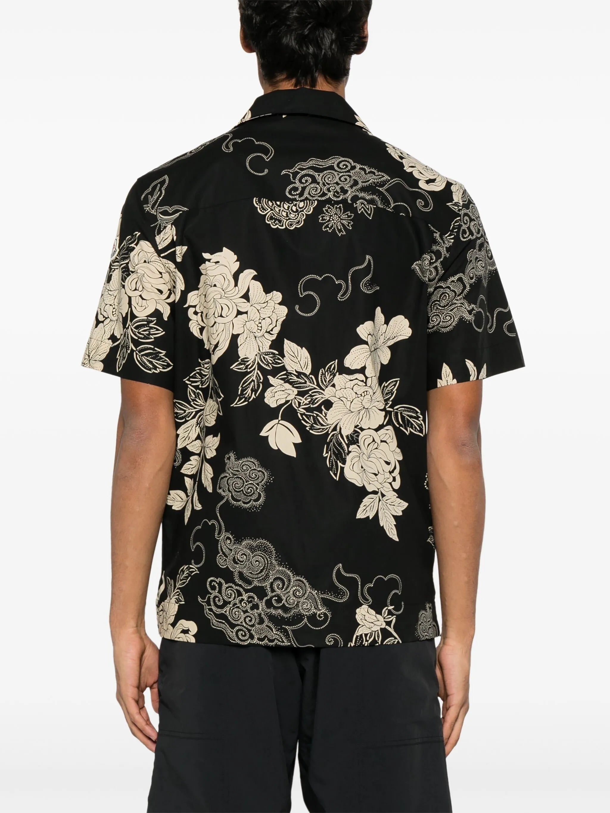 floral-print shirt