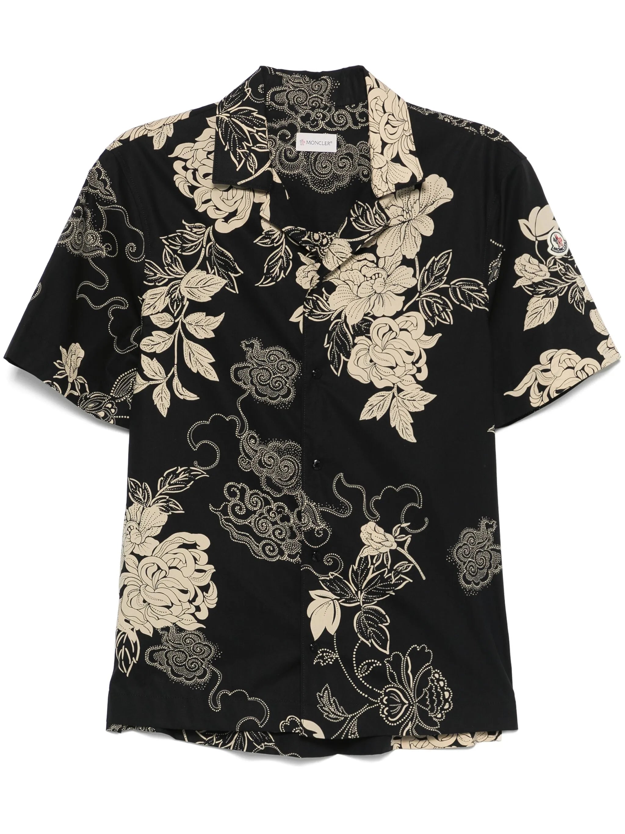 floral-print shirt