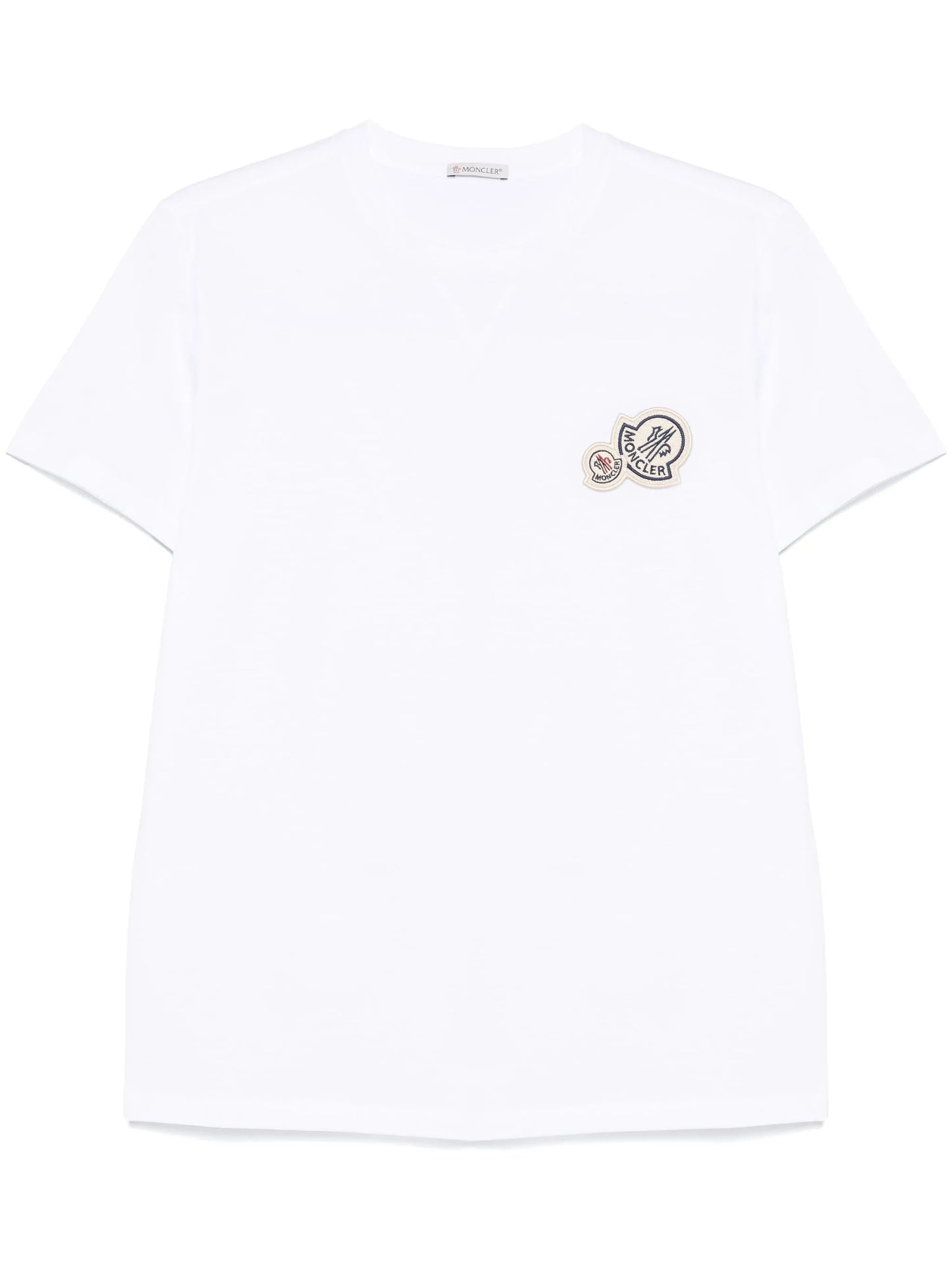 double-logo patch T-shirt