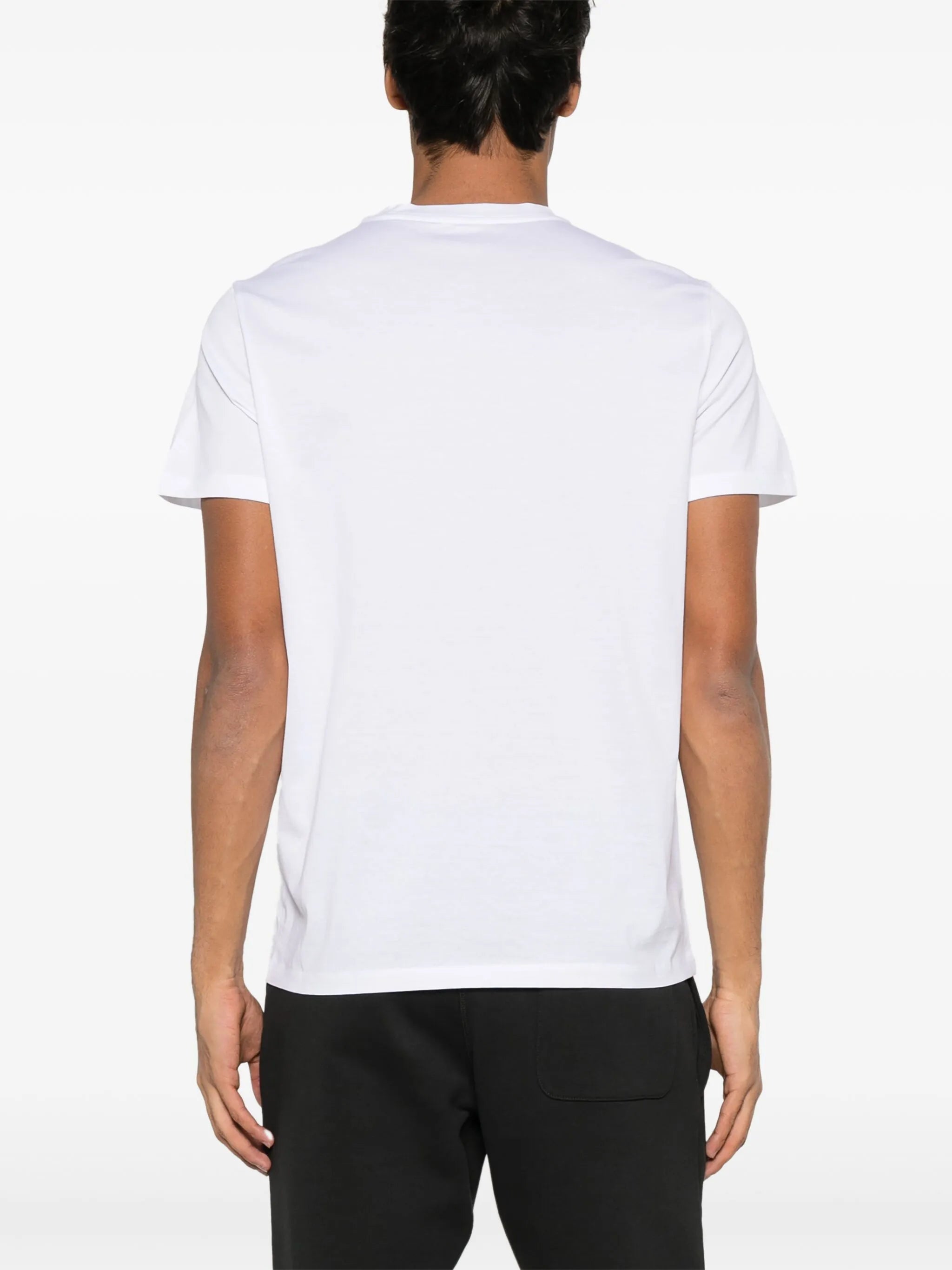 double-logo patch T-shirt