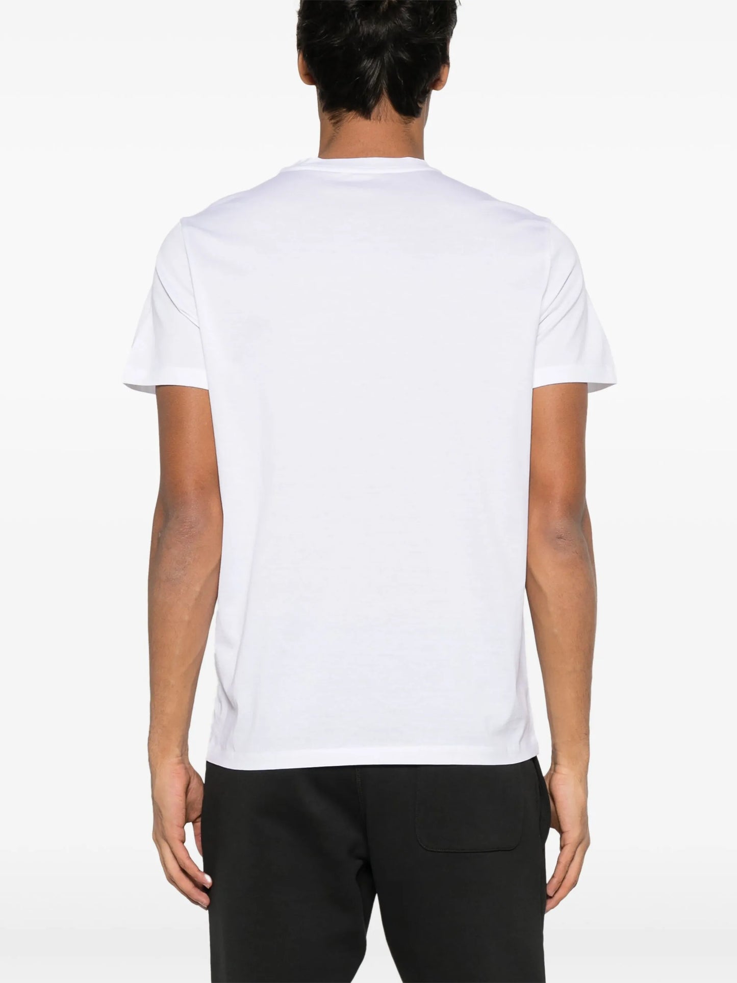 double-logo patch T-shirt