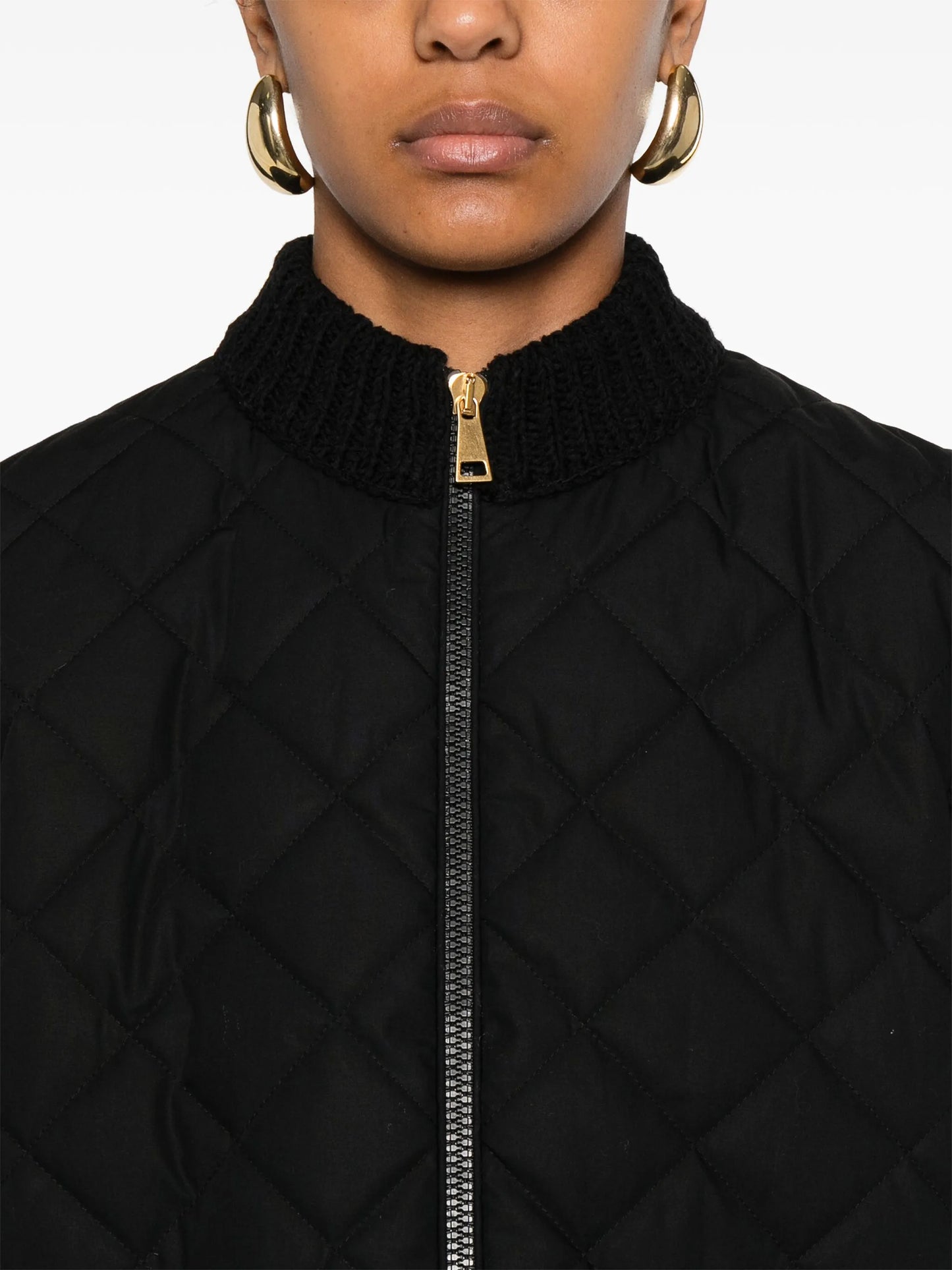 padded zip-up jacket