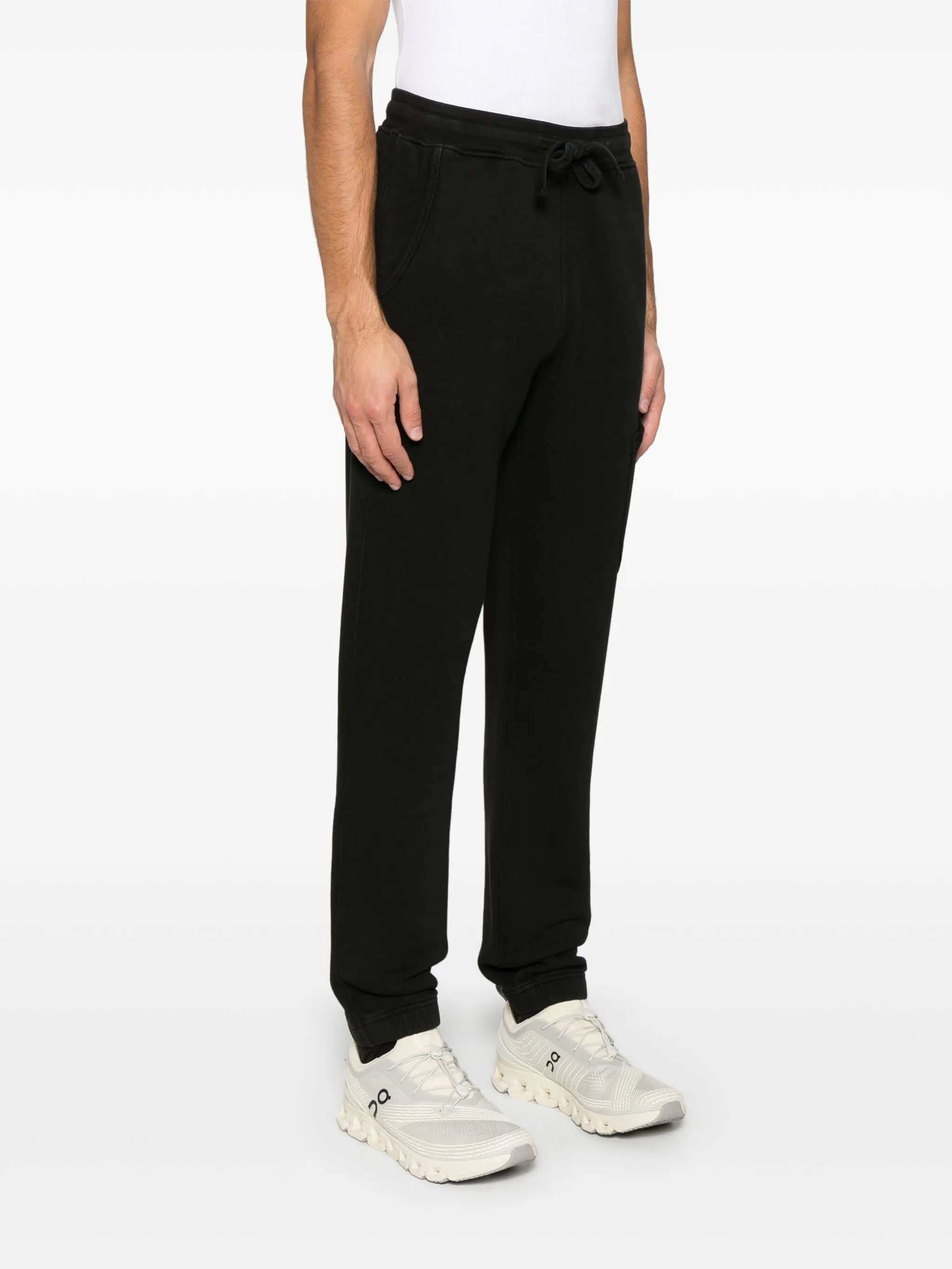organic cotton fleece track pants