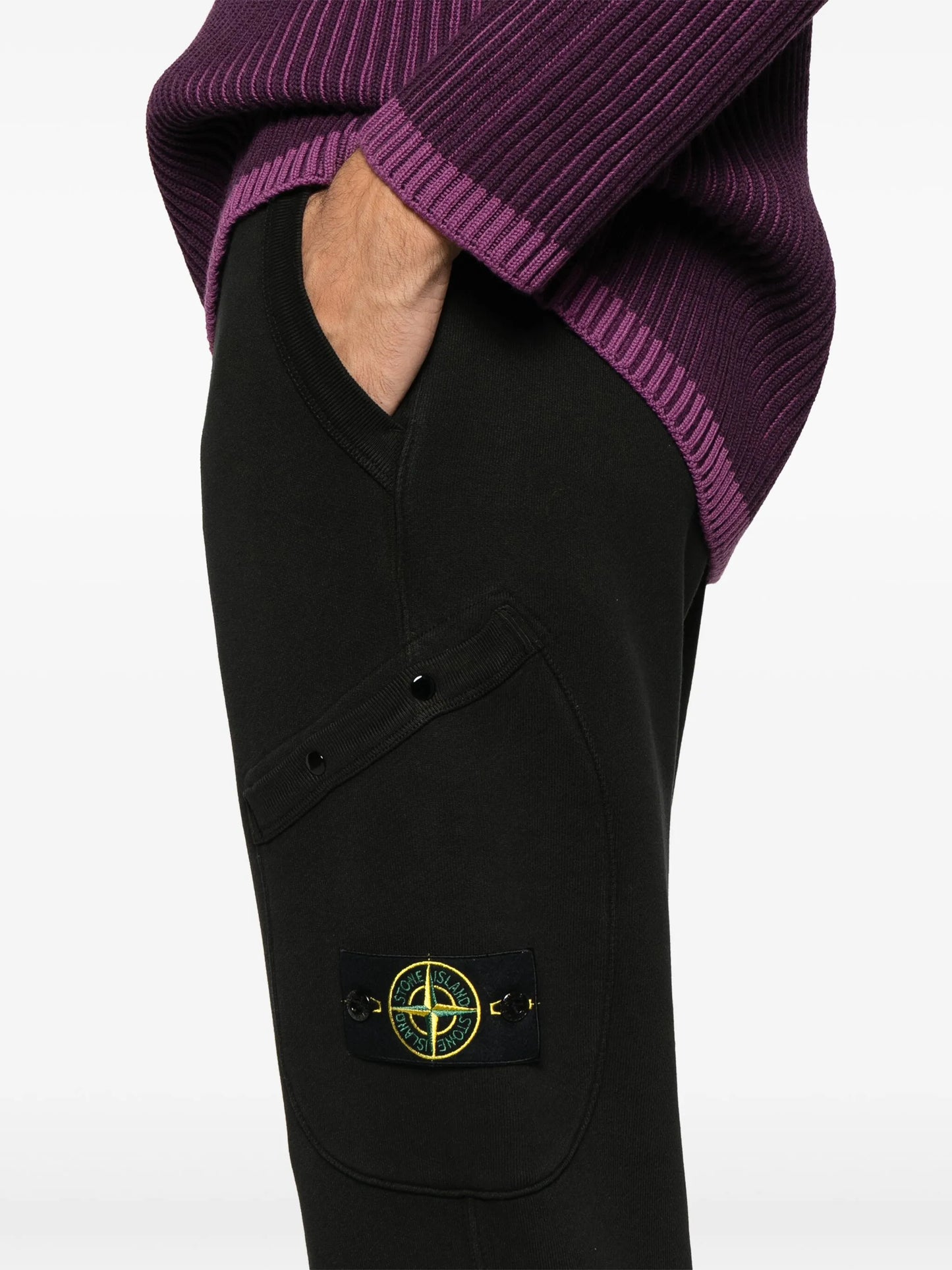 organic cotton fleece track pants