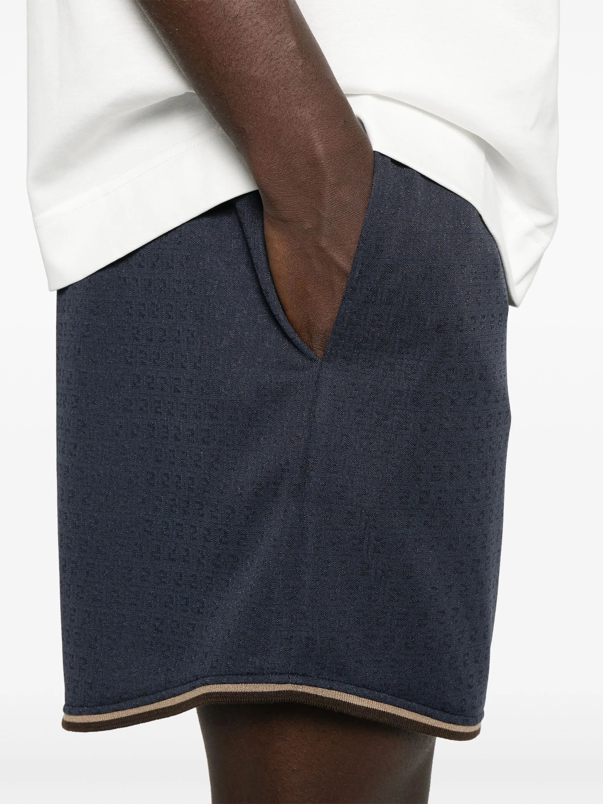 FF-jacquard shorts