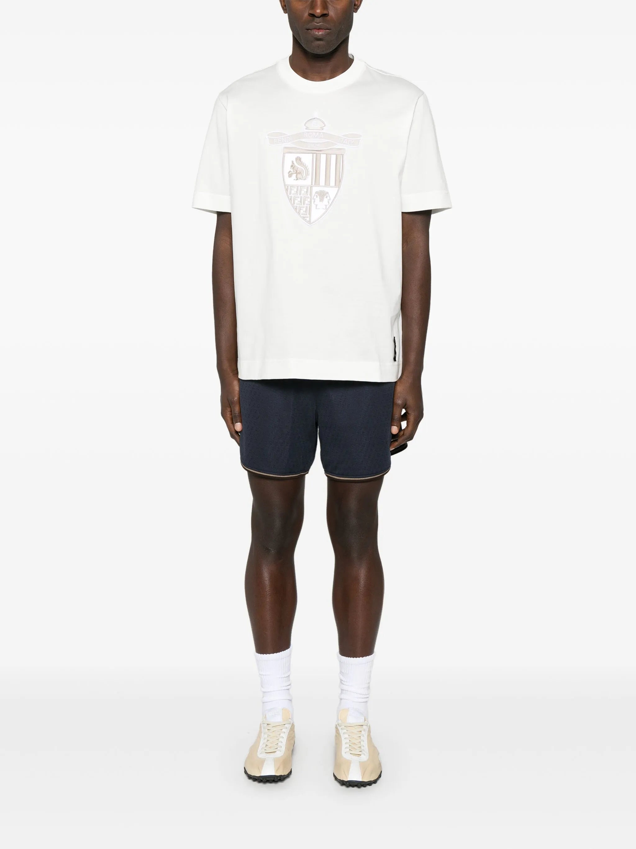 FF-jacquard shorts