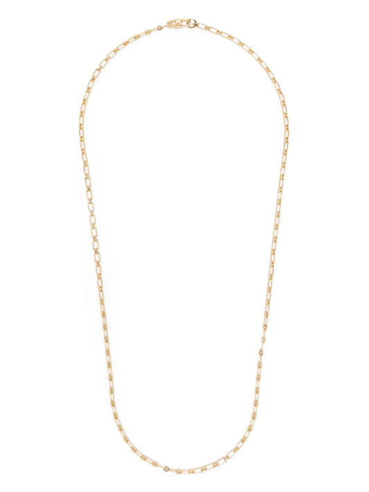 18K yellow gold 77 chain-link necklace