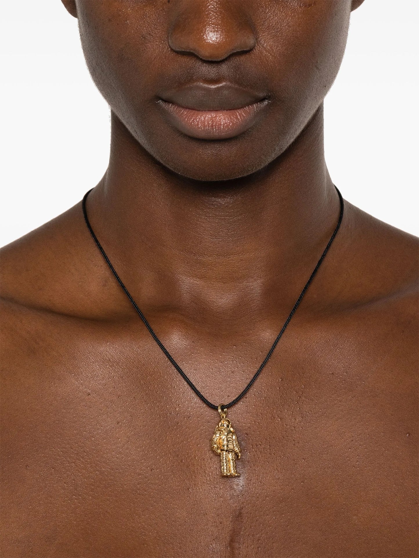 18K yellow gold Spaceman pendant
