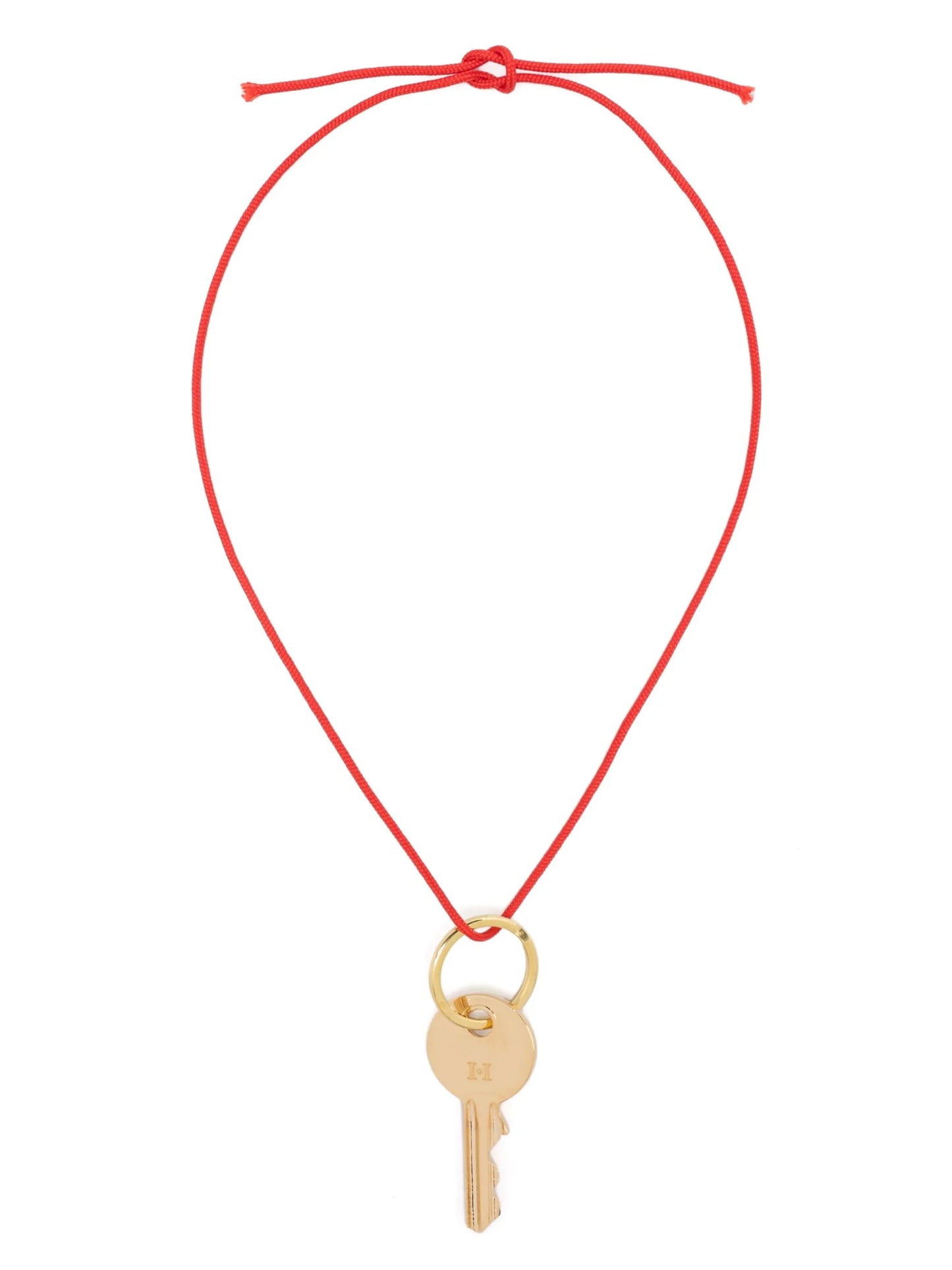 14K yellow gold Key pendant