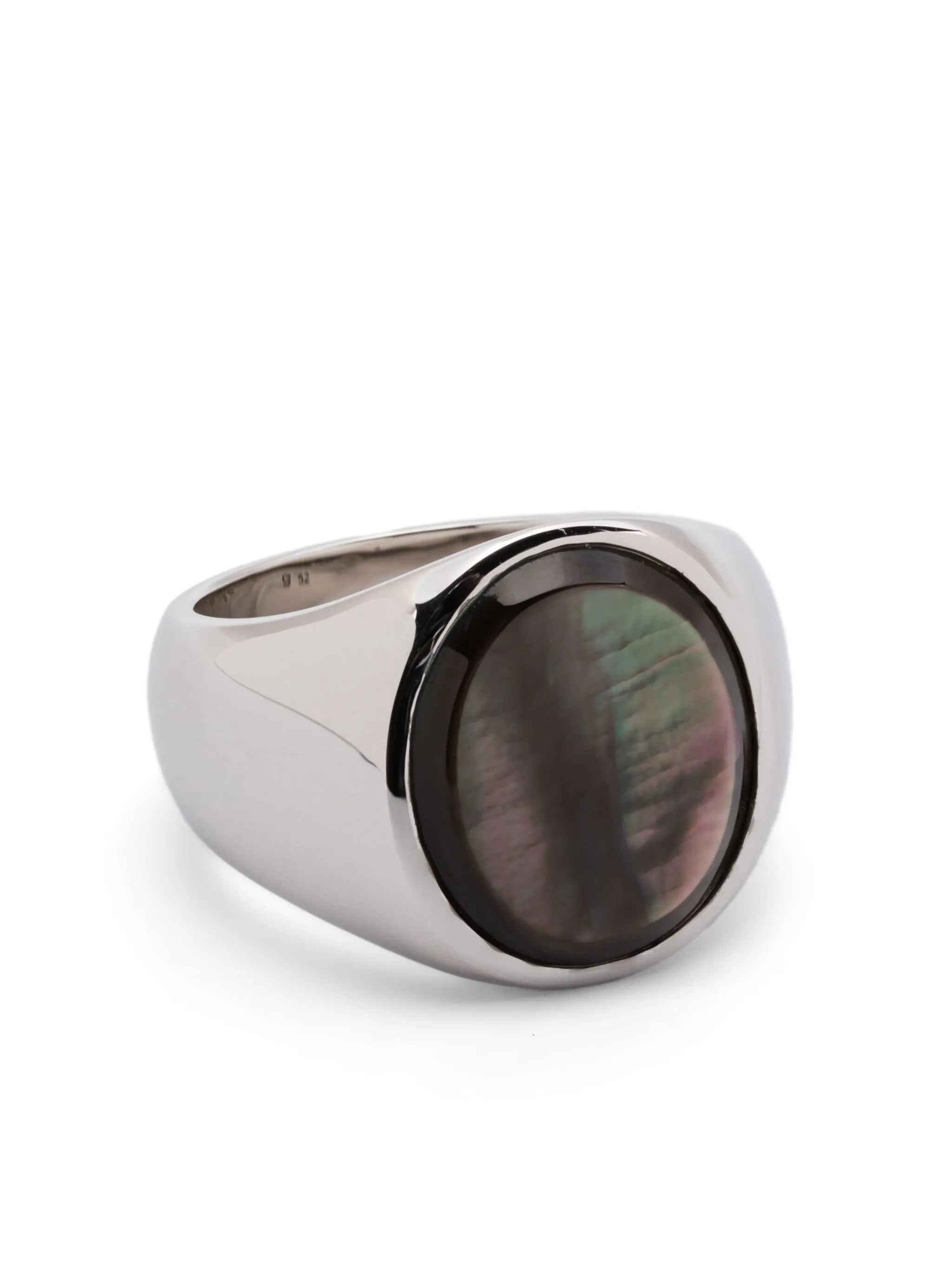 Oval signet ring