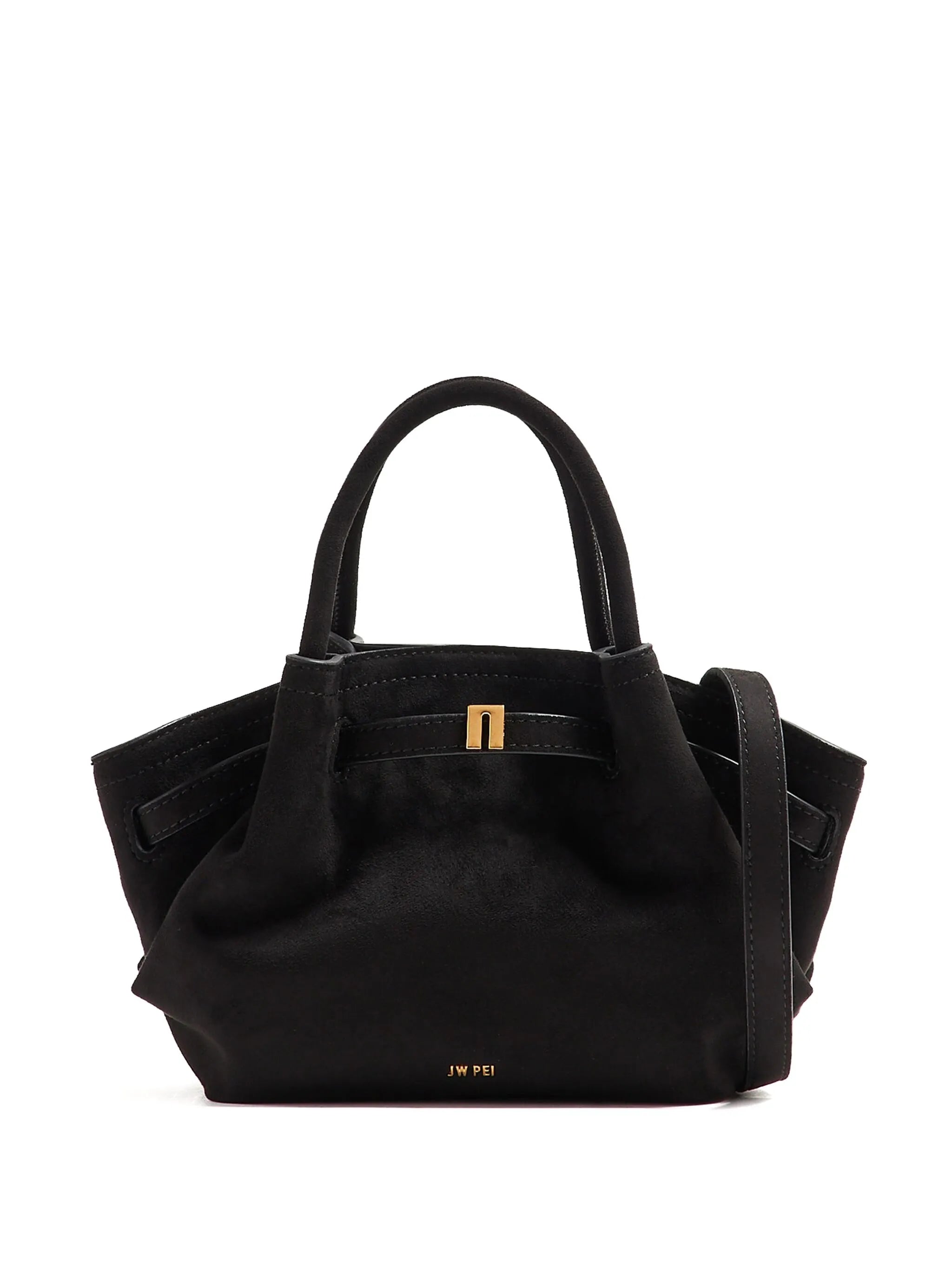 Hana slouchy suede shoulder bag