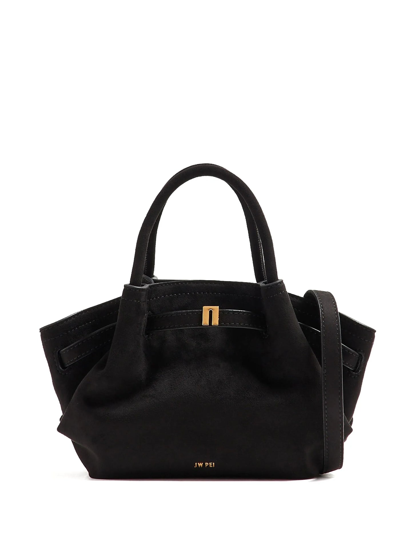 Hana slouchy suede shoulder bag