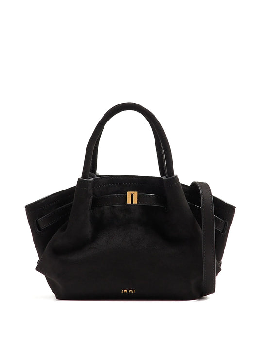 Hana slouchy suede shoulder bag