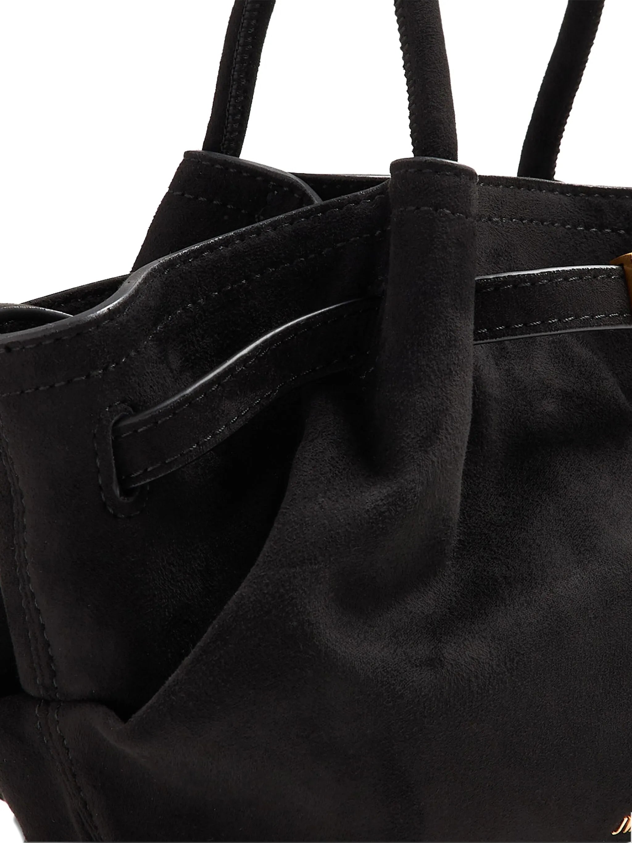Hana slouchy suede shoulder bag