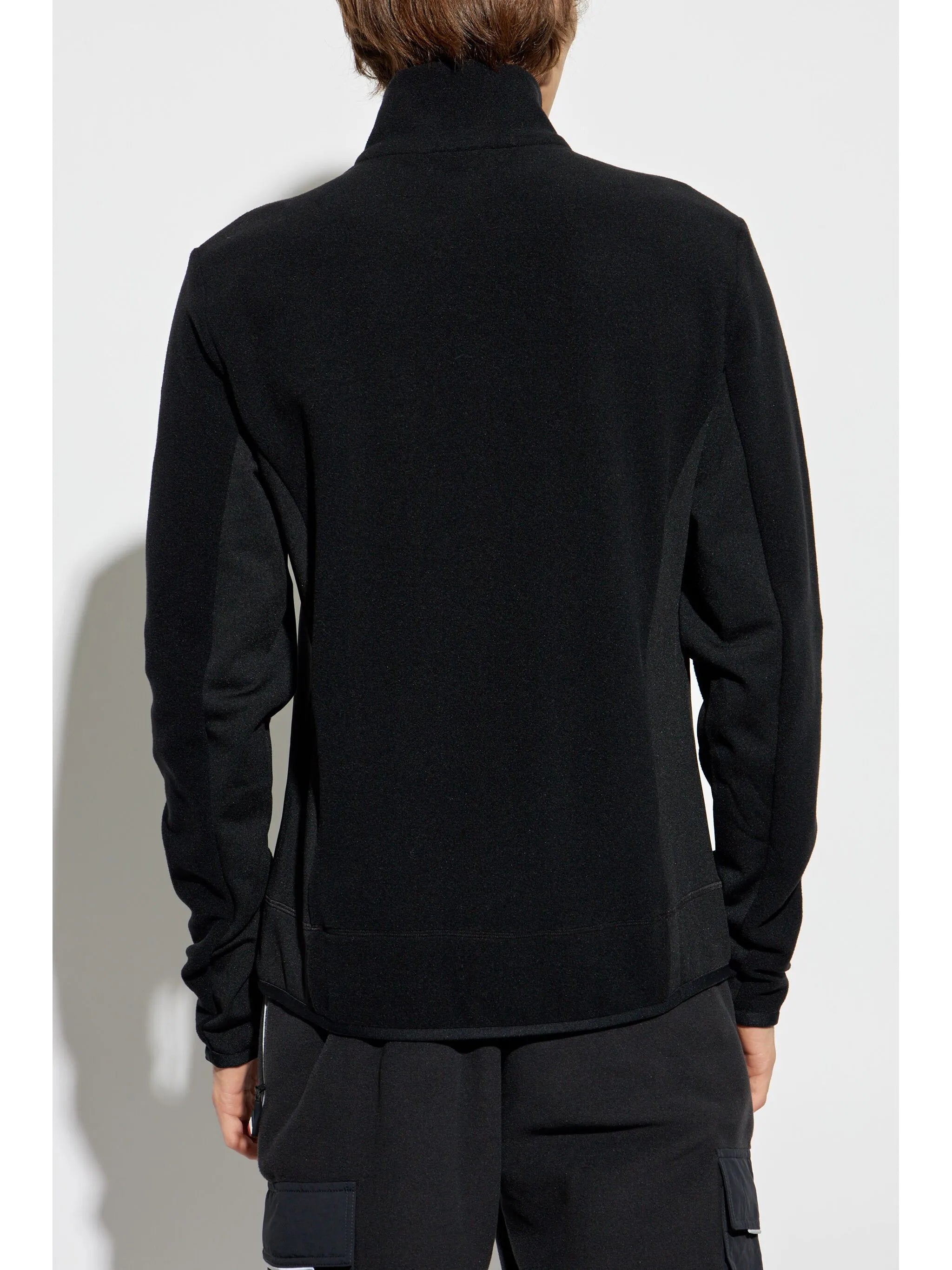 half-zip fleece sweatshirt