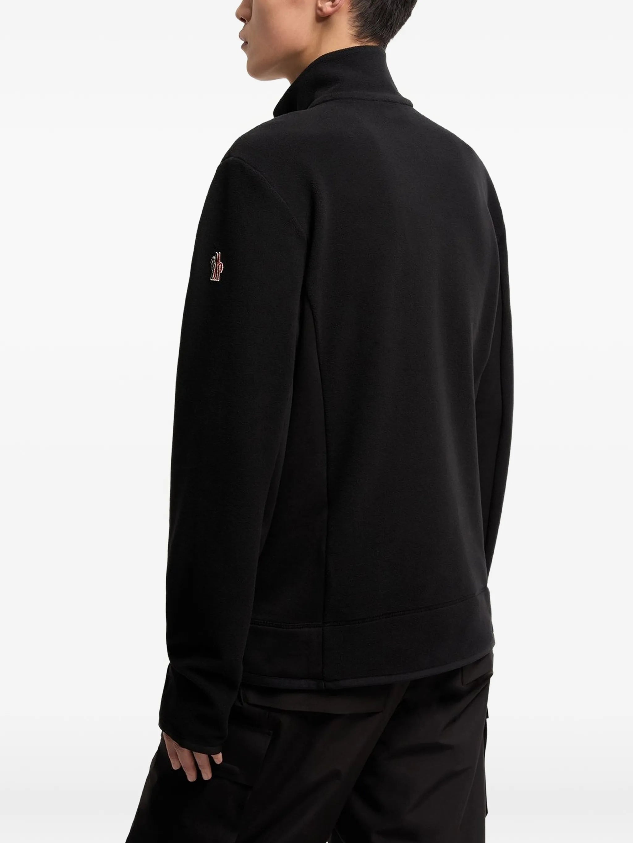 half-zip fleece sweatshirt