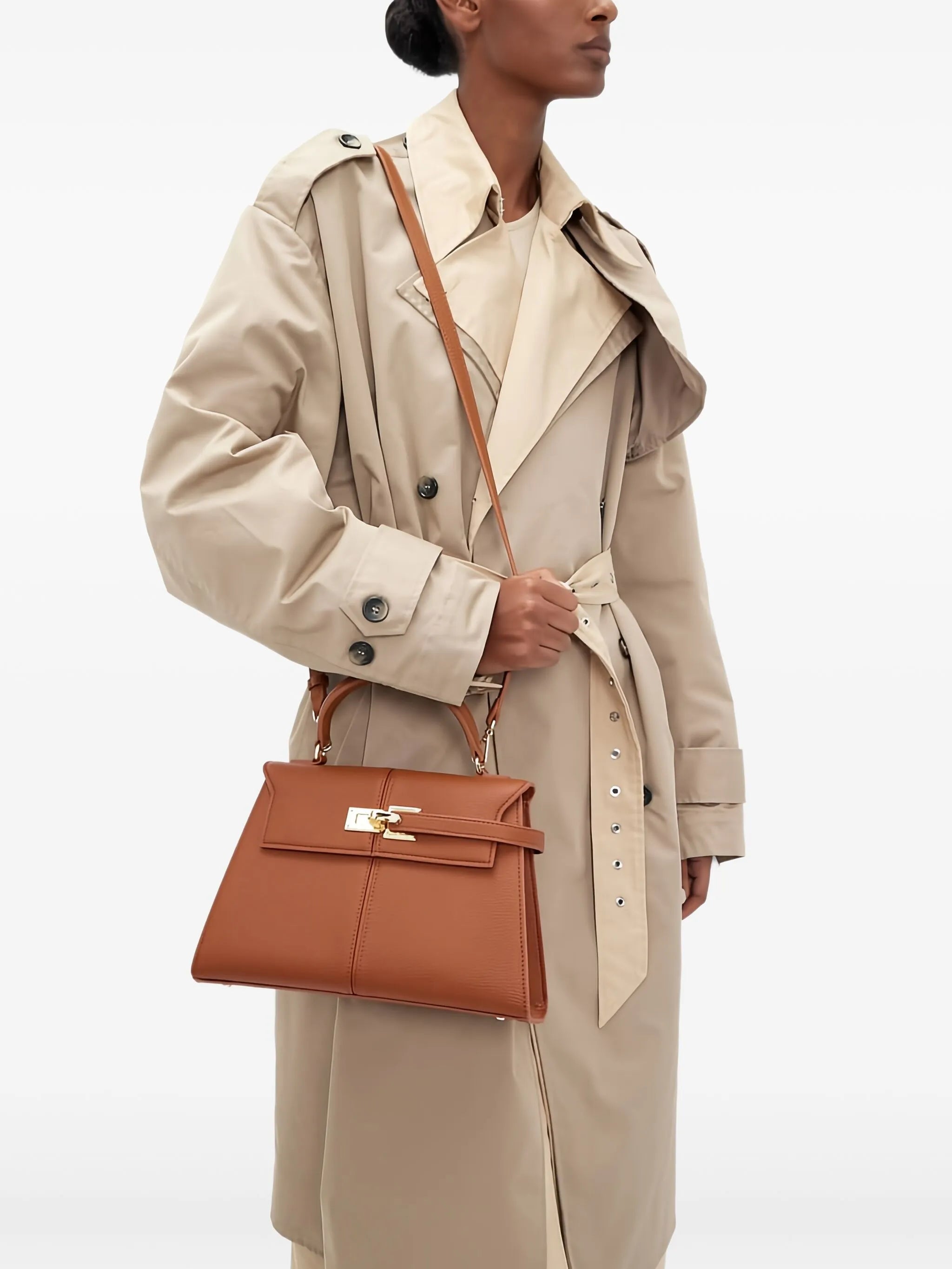 Elise large top handle bag