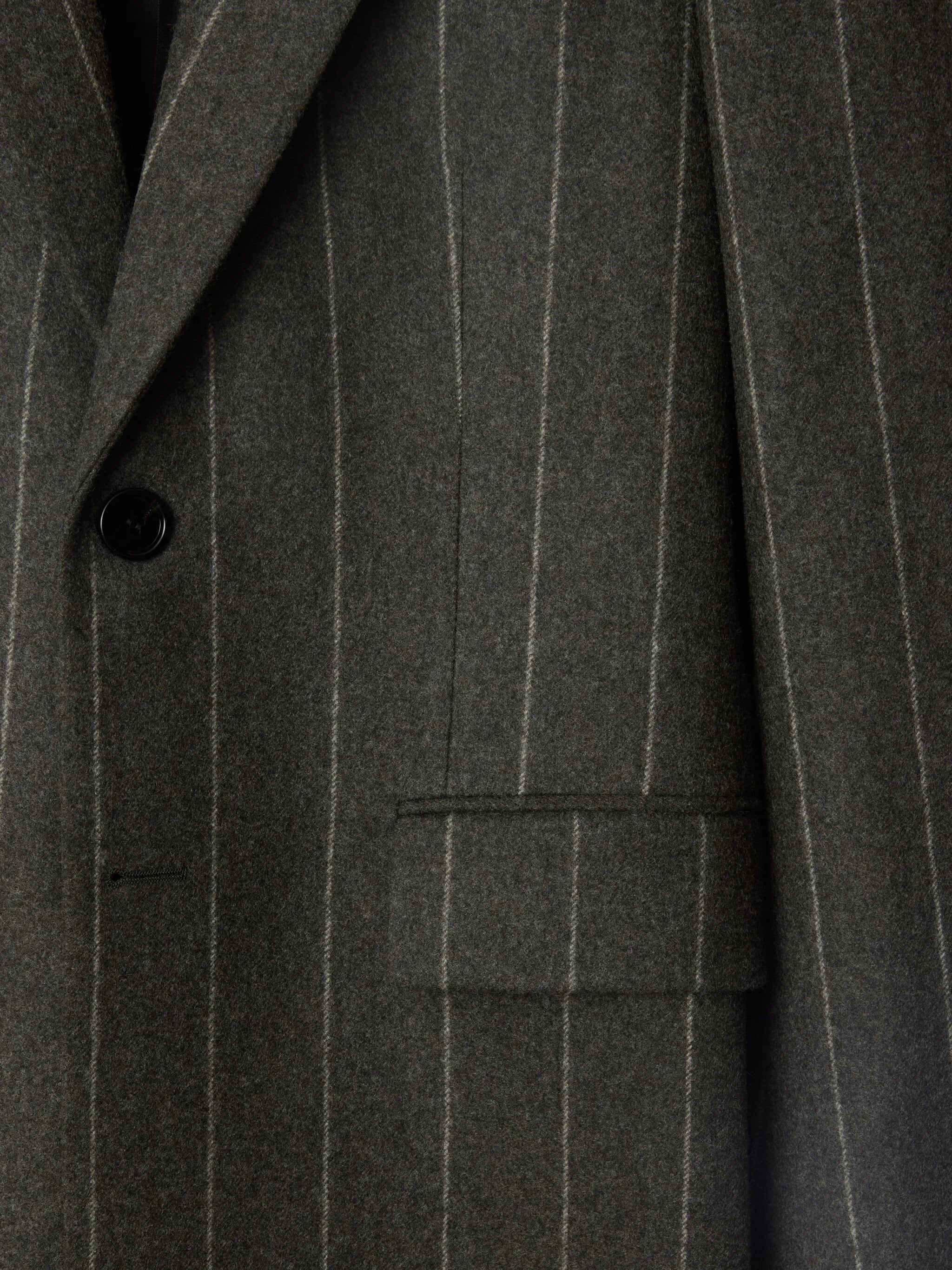 pinstriped blazer