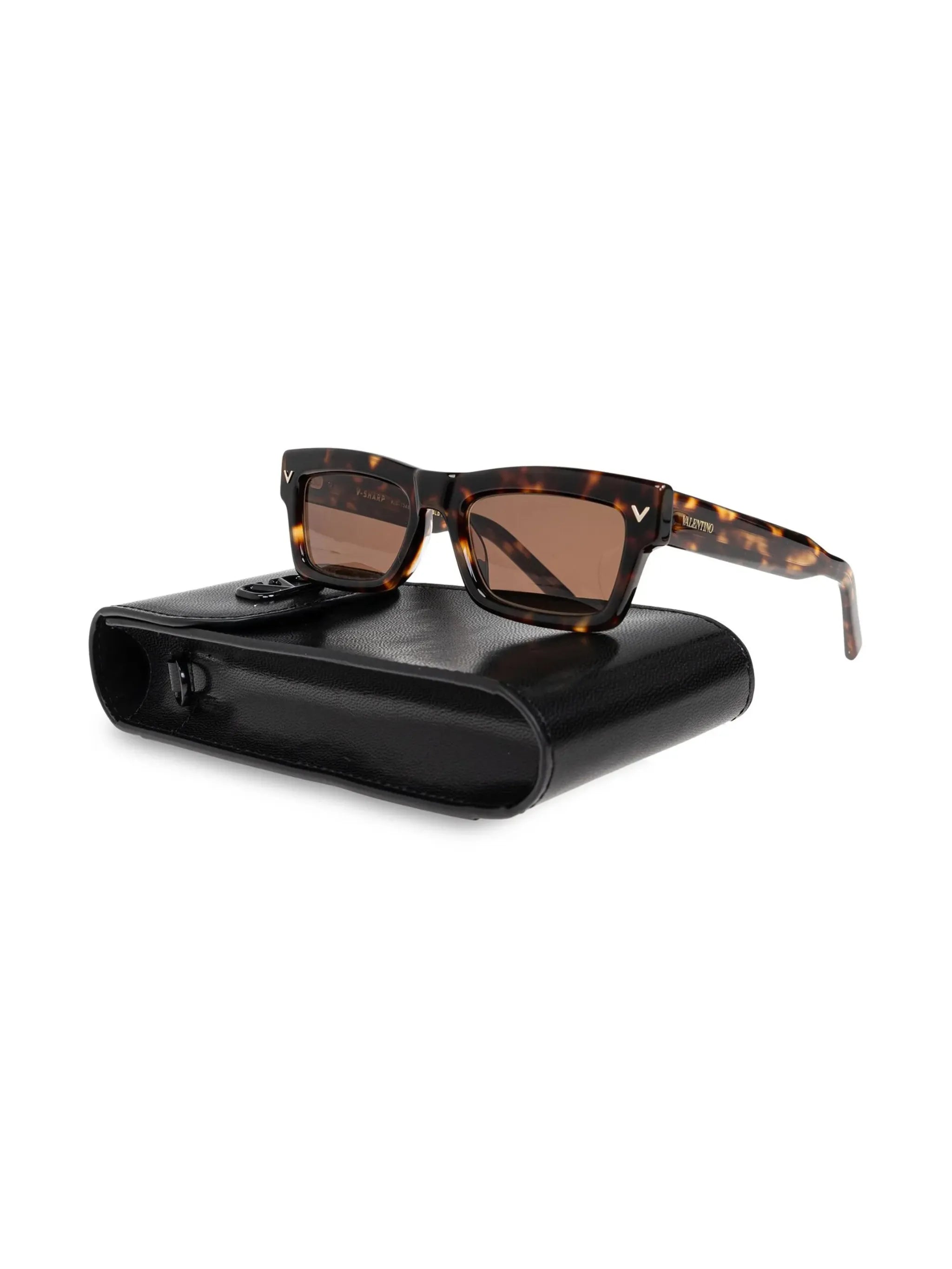 V-shape rectangular sunglasses