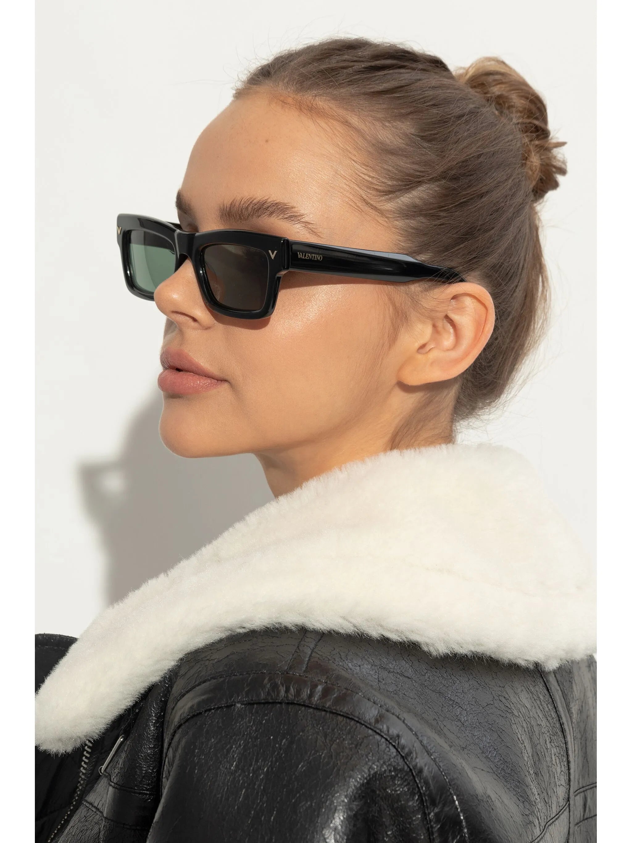 square-frame sunglasses