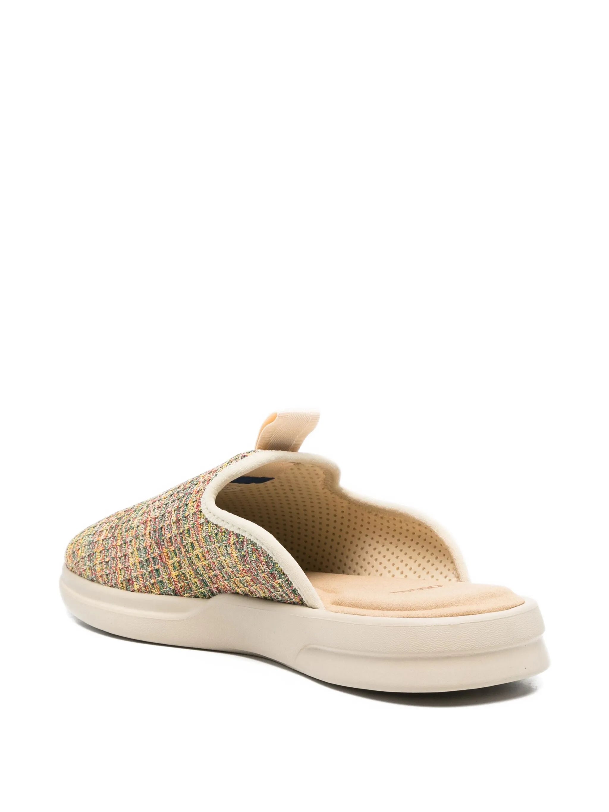Pelli waffle-knit slippers