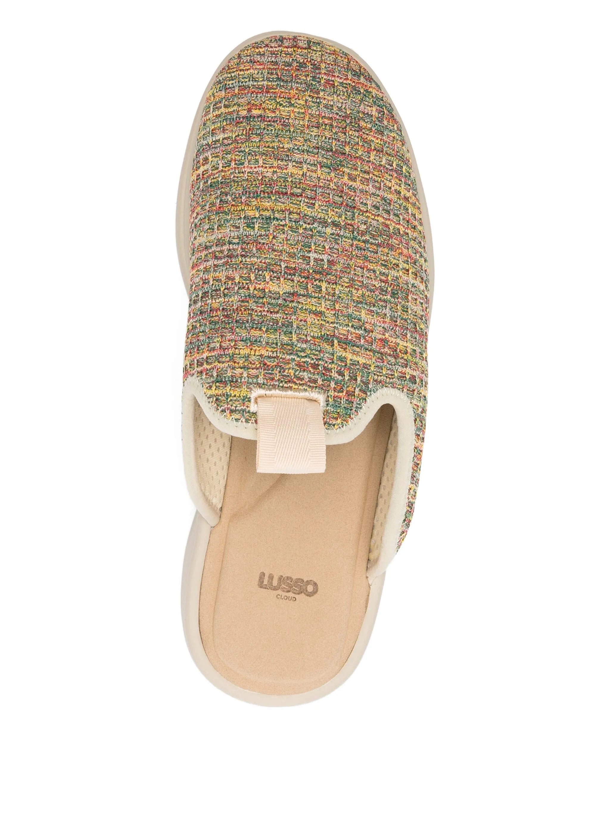 Pelli waffle-knit slippers