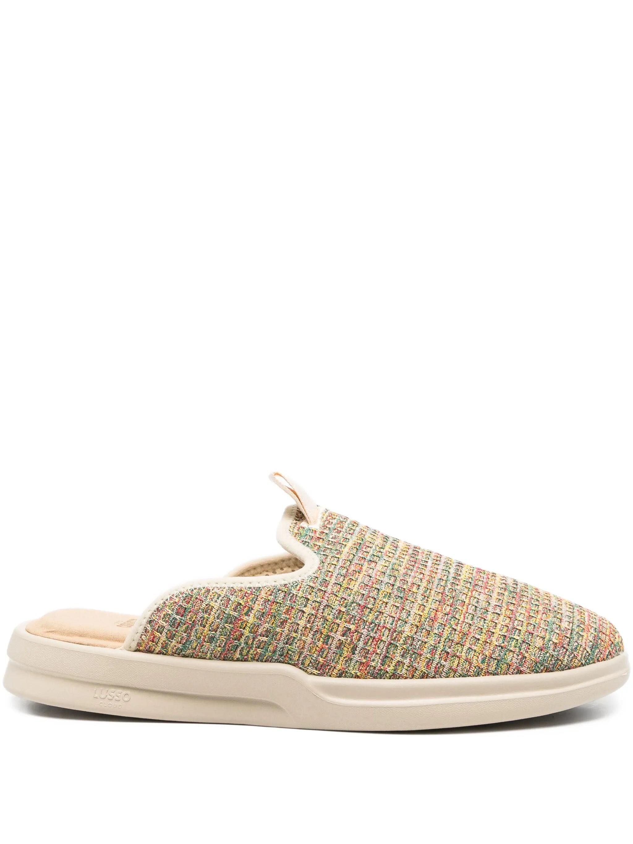 Pelli waffle-knit slippers