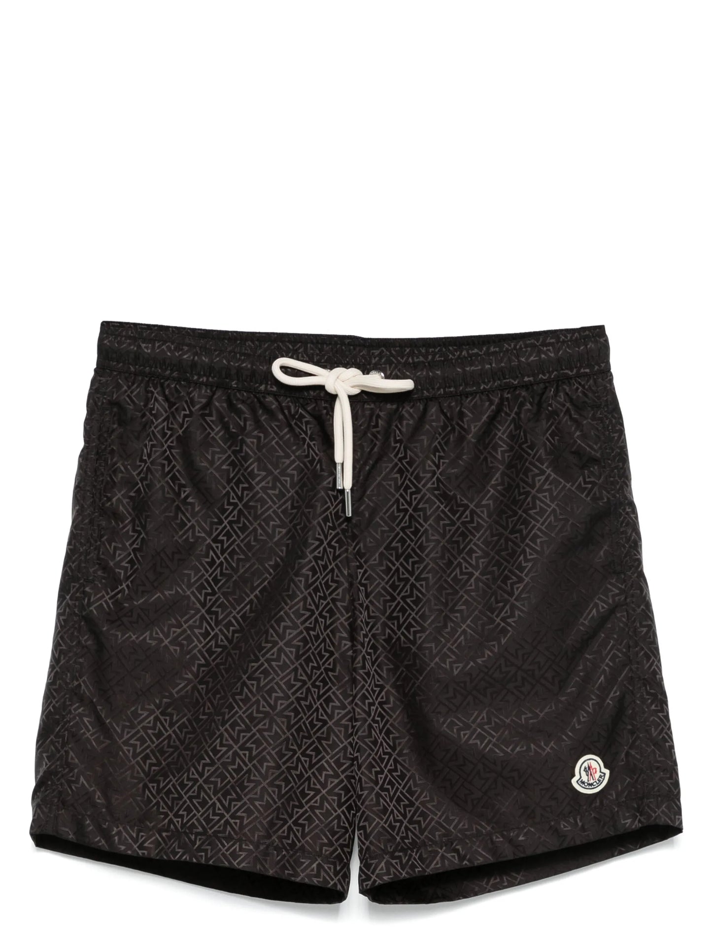 monogram-jacquard swim shorts