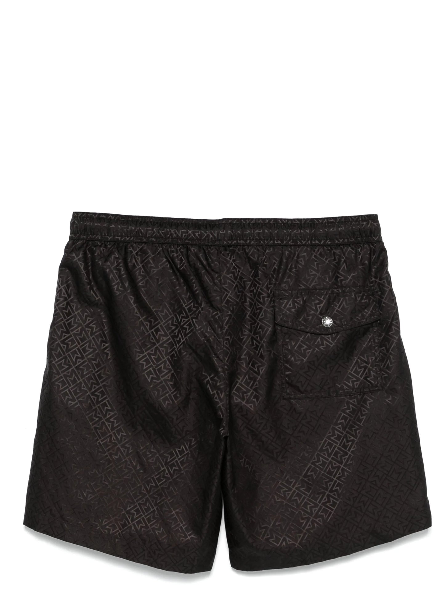 monogram-jacquard swim shorts