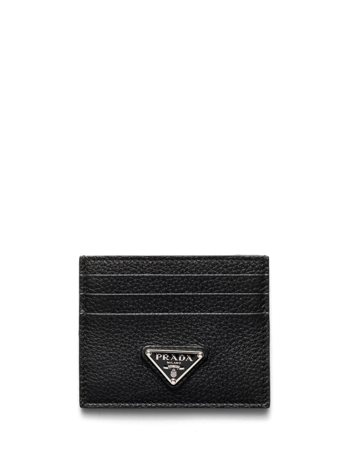 enamel triangle-logo card holder