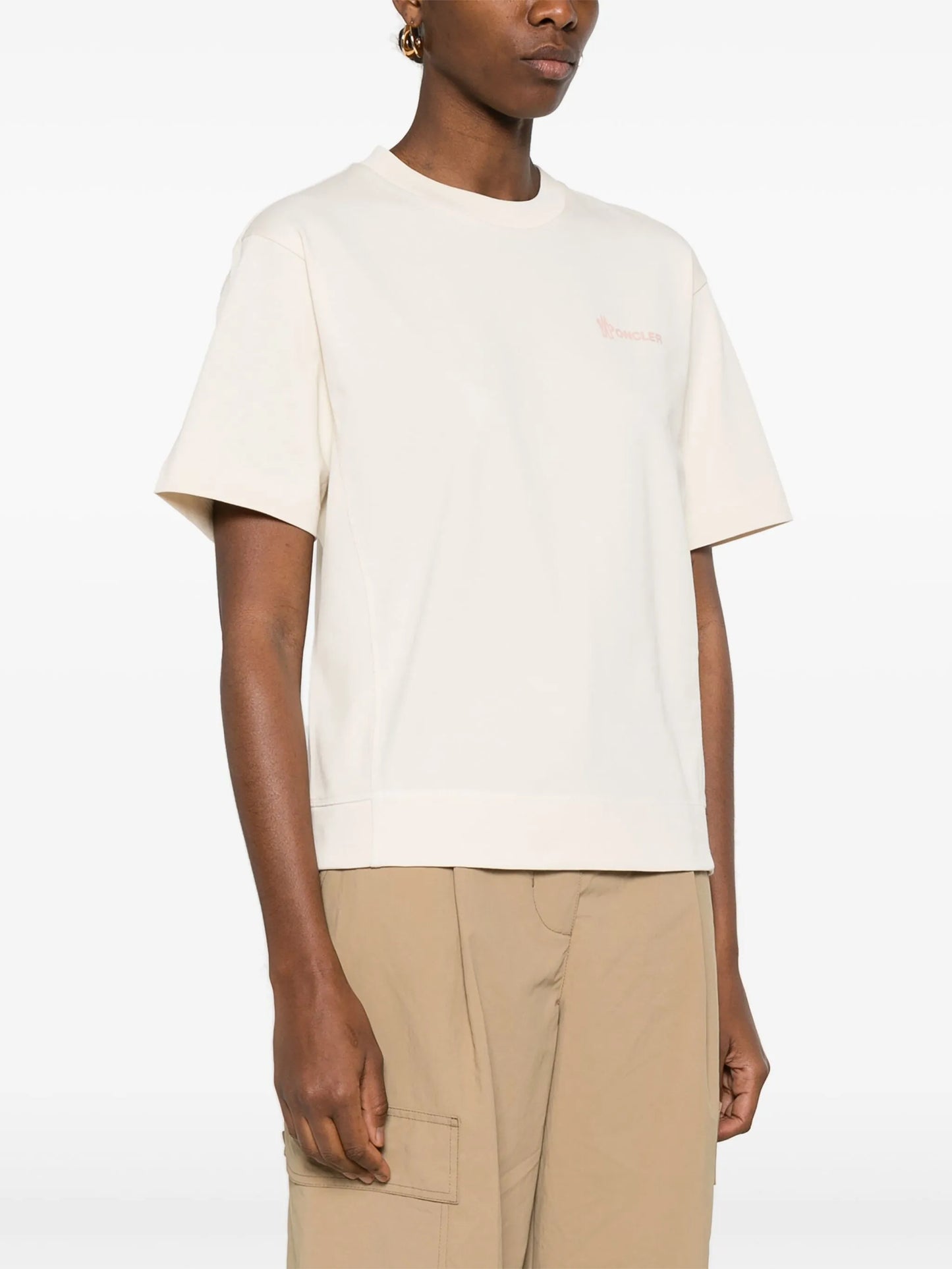 logo-embossed cotton T-Shirt