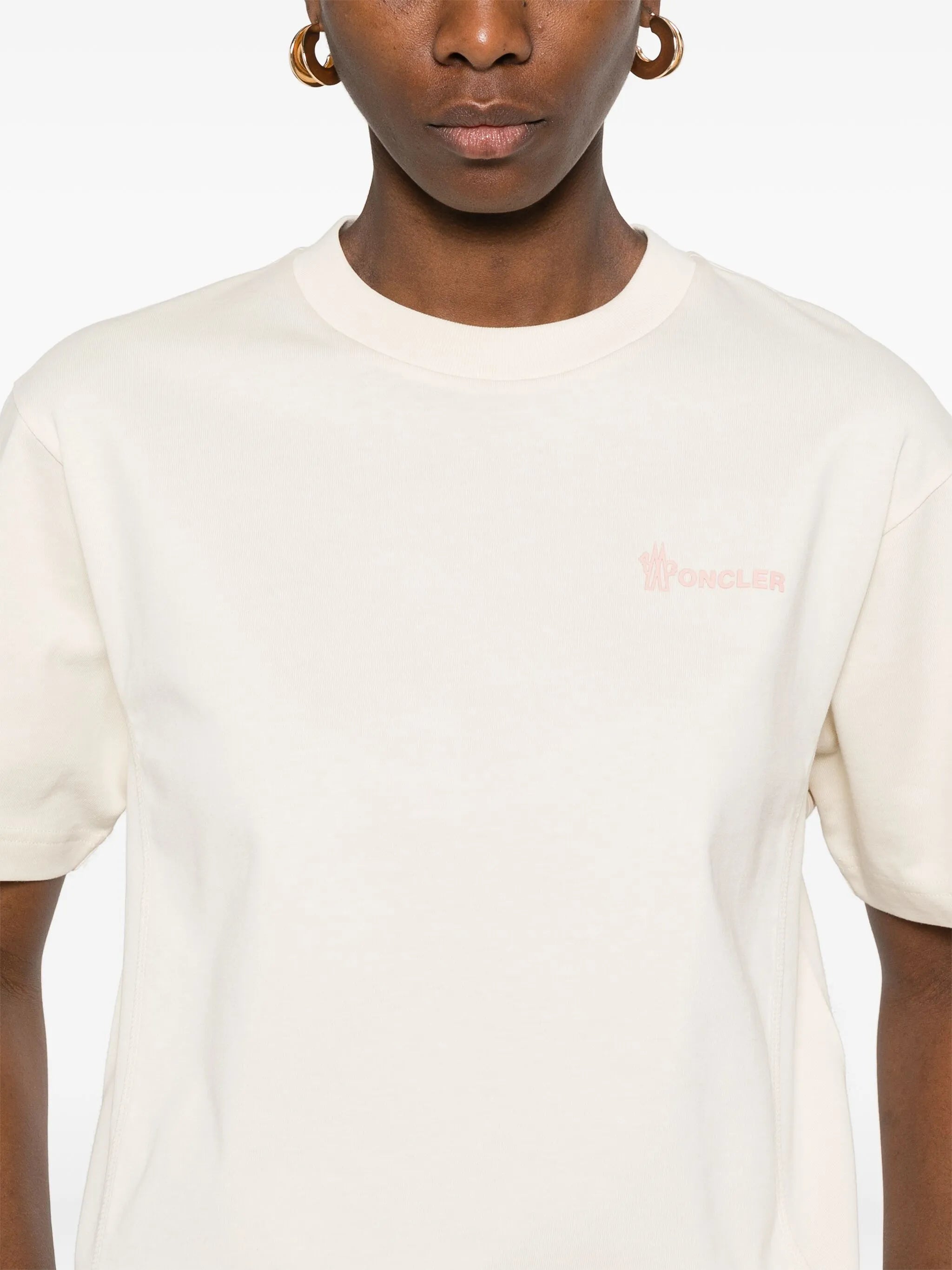 logo-embossed cotton T-Shirt