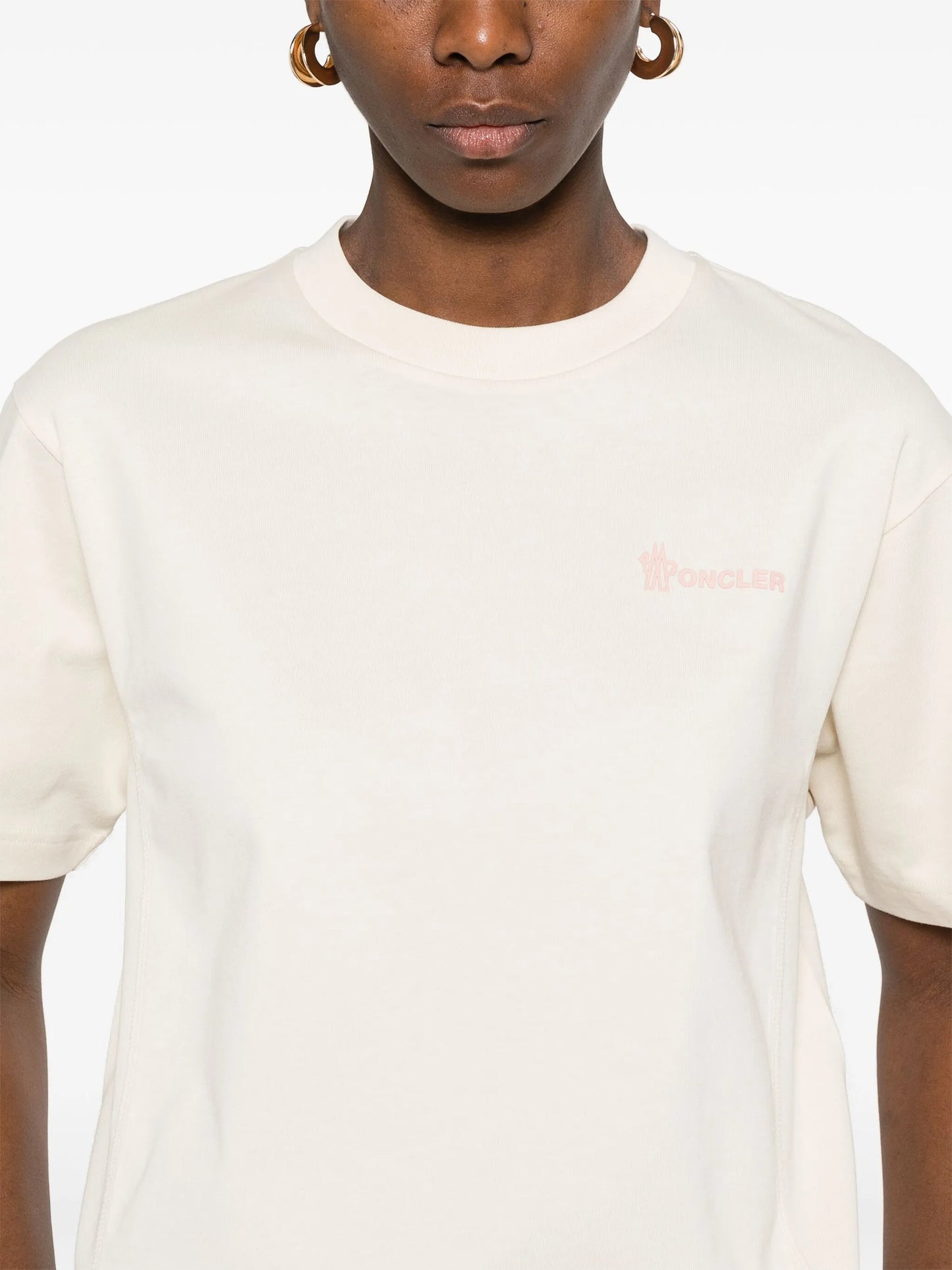 logo-embossed cotton T-Shirt