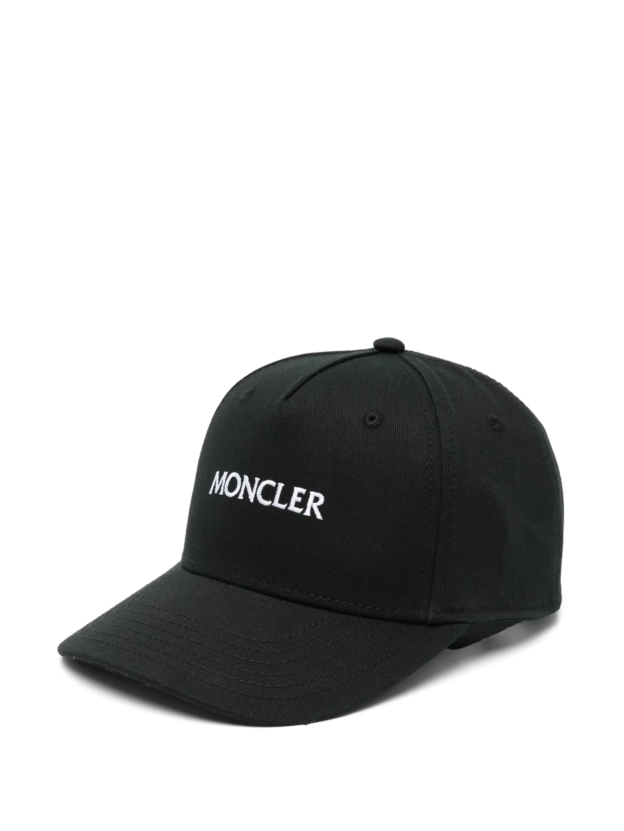 logo-embroidered gabardine cap