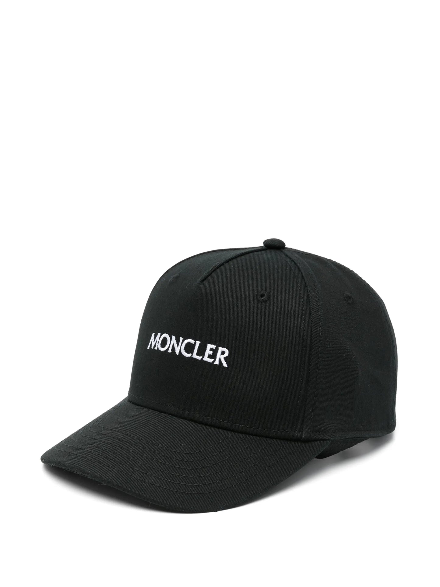 logo-embroidered gabardine cap